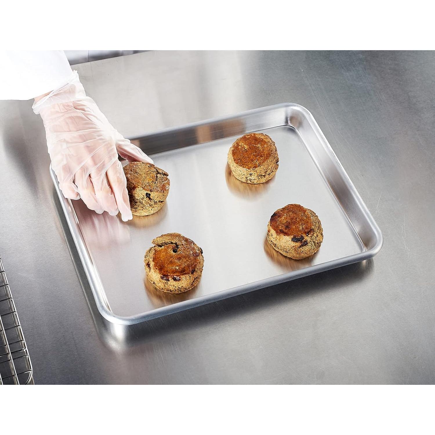 Bandejas de Horno de Aluminio CURTA 33x25.4 cm Paquete de 6