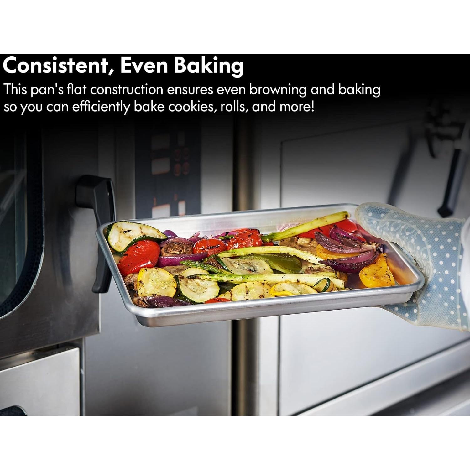 Bandejas de Horno de Aluminio CURTA 33x25.4 cm Paquete de 6