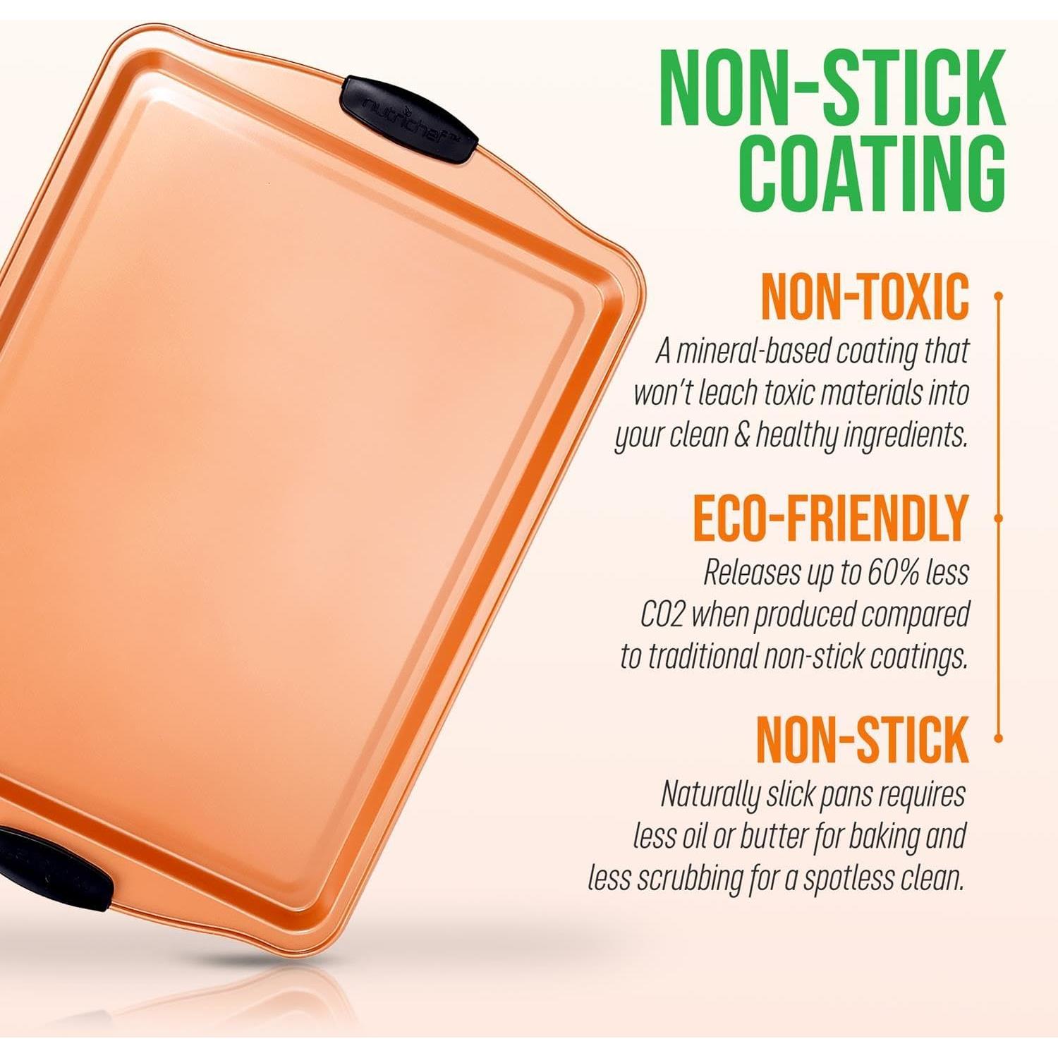 Bandeja para Galletas Grande NutriChef 54.6x39.4cm Antiadherente