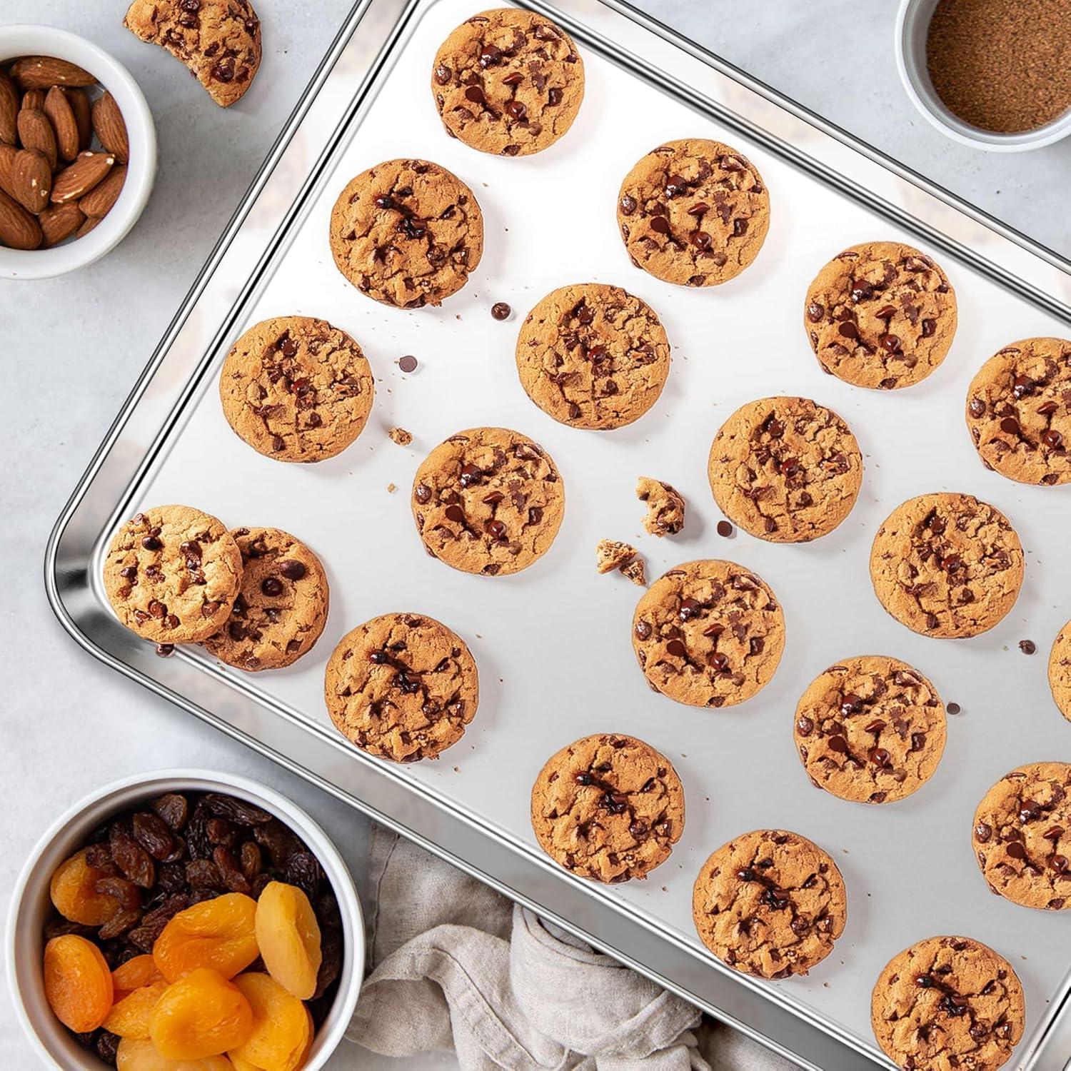 Bandeja para Hornear Homikit 40.6x30.5 cm Acero Inoxidable