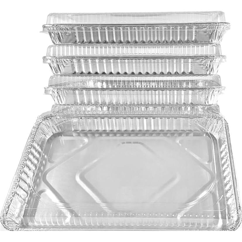 Bandeja de Pastel 1/4 ProPac & Seal Aluminio 32.4x22.2cm - 10 Piezas