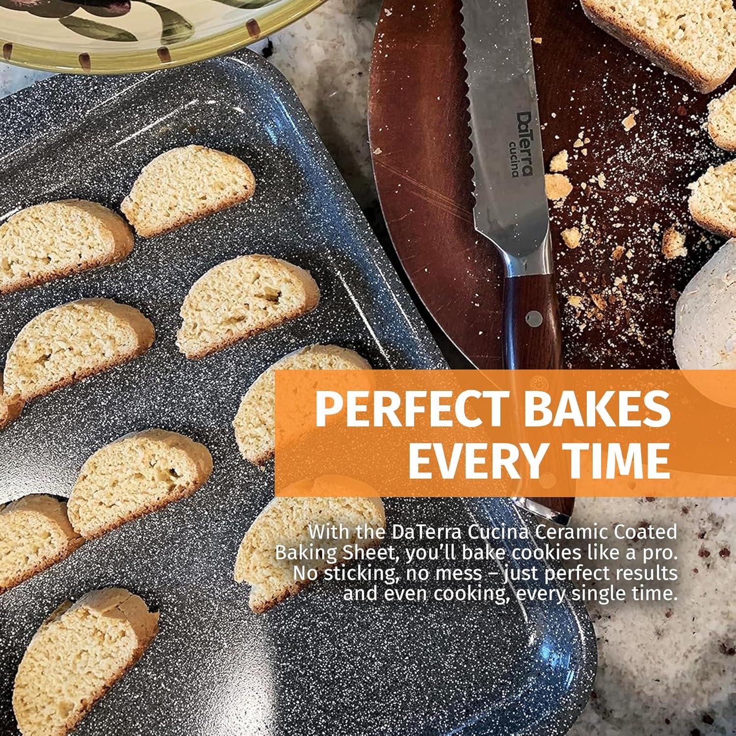 Bandejas para Hornear Antiadherentes DaTerra Cucina - 40.6x27.9 cm