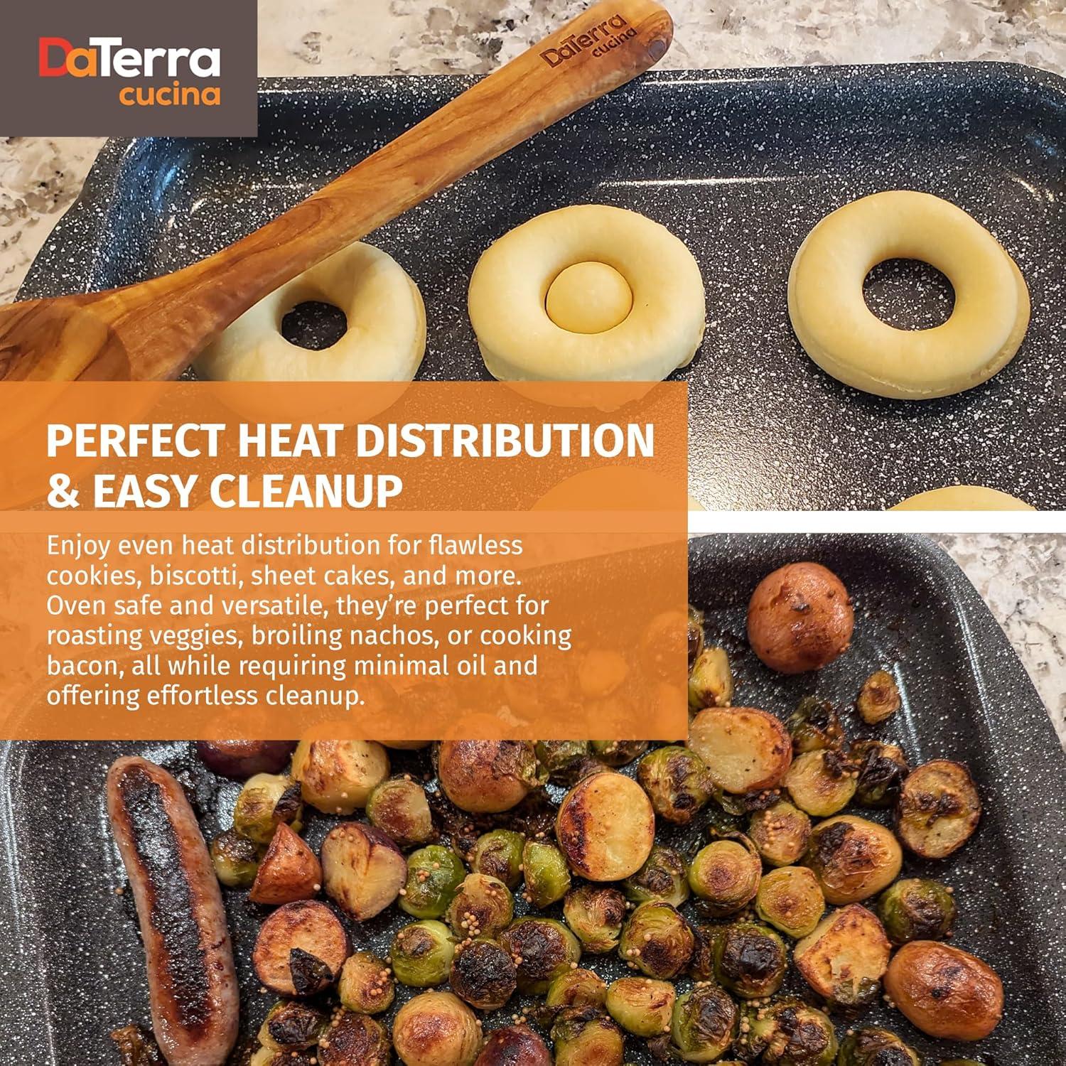 Bandejas para Hornear Antiadherentes DaTerra Cucina - 40.6x27.9 cm