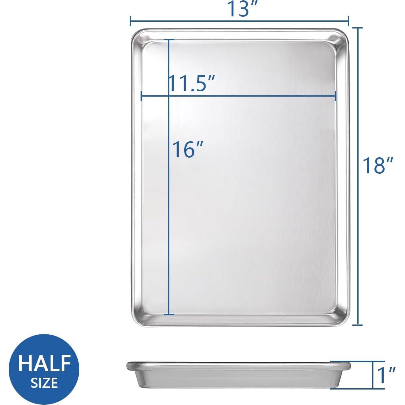 Bandeja para Hornear de Aluminio HARDURA 45.7x33cm 2.5cm