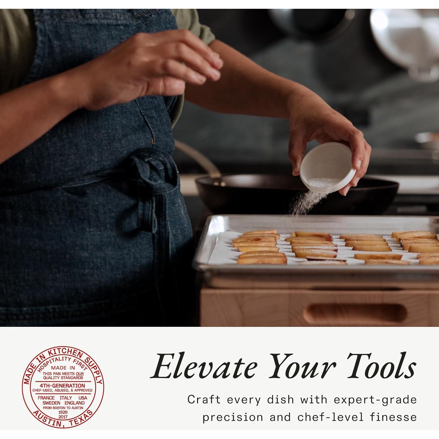 Bandeja de Hojaldre No Pegajosa Made In 33x24 cm Aluminio