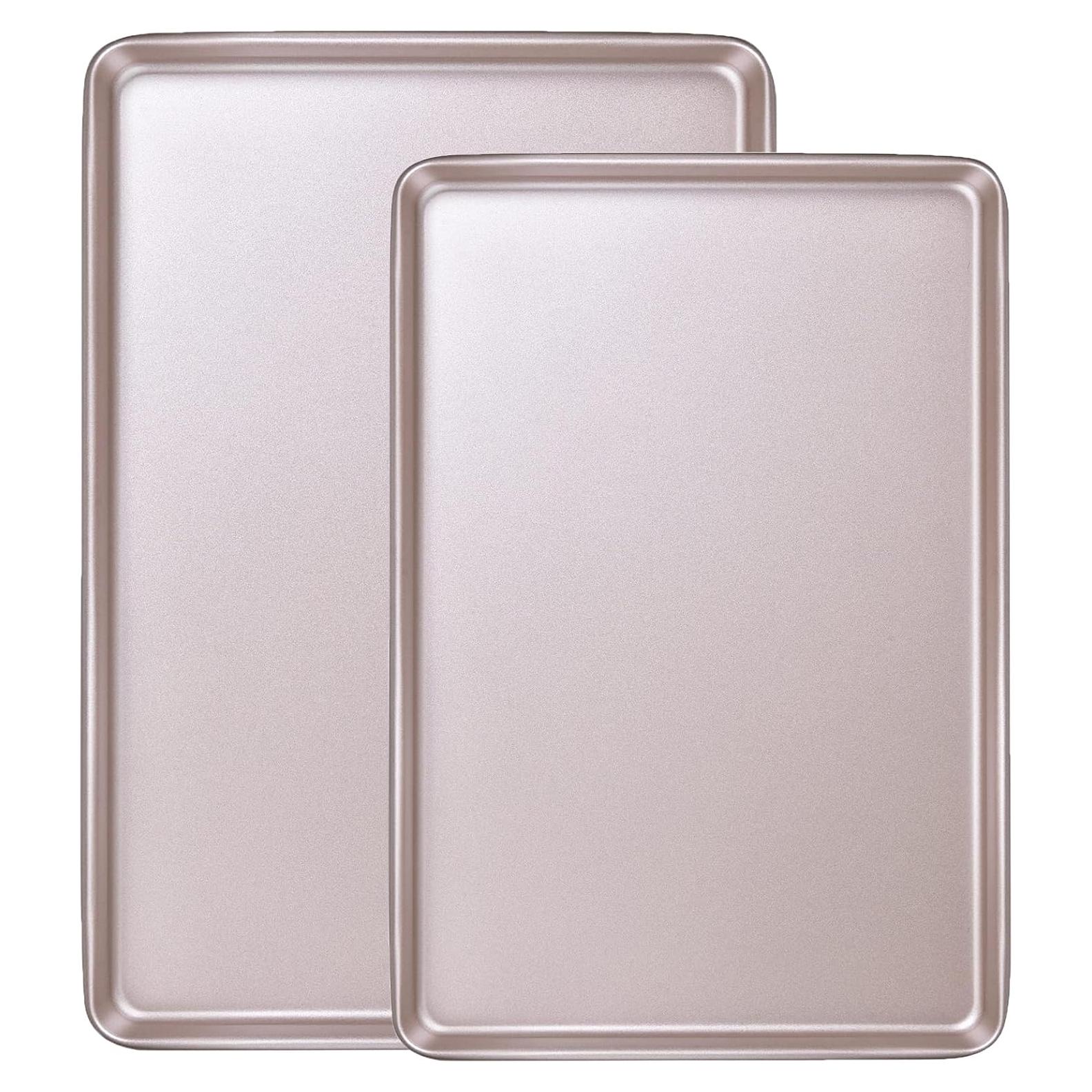 Juego de bandejas para hornear Bakeley 39.9cm y 34.3cm oro