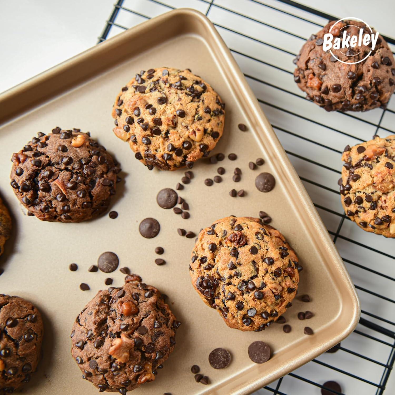 Juego de bandejas para hornear Bakeley 39.9cm y 34.3cm oro