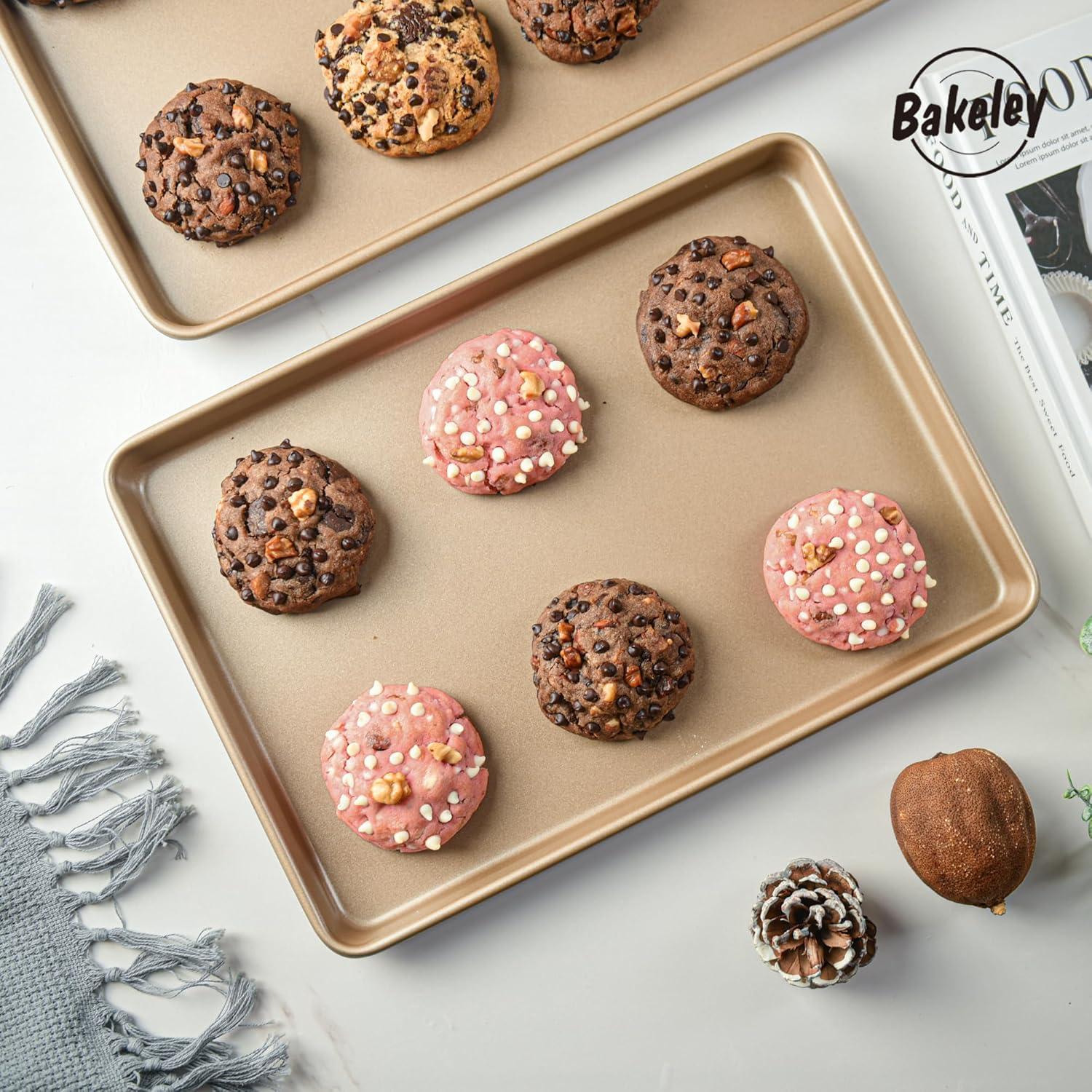 Juego de bandejas para hornear Bakeley 39.9cm y 34.3cm oro