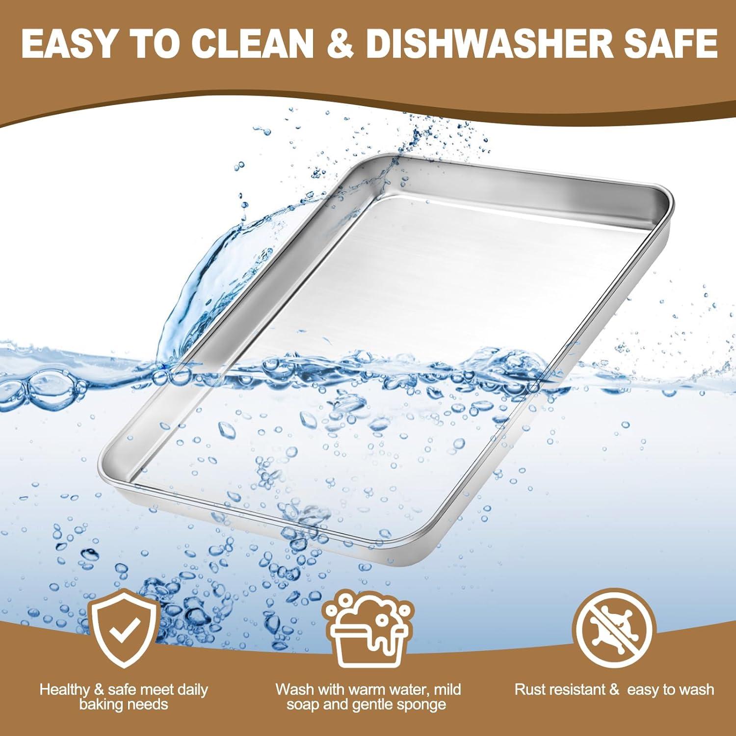 Juego de bandejas para hornear 12 piezas HKJ Chef 40.6x30.5 cm