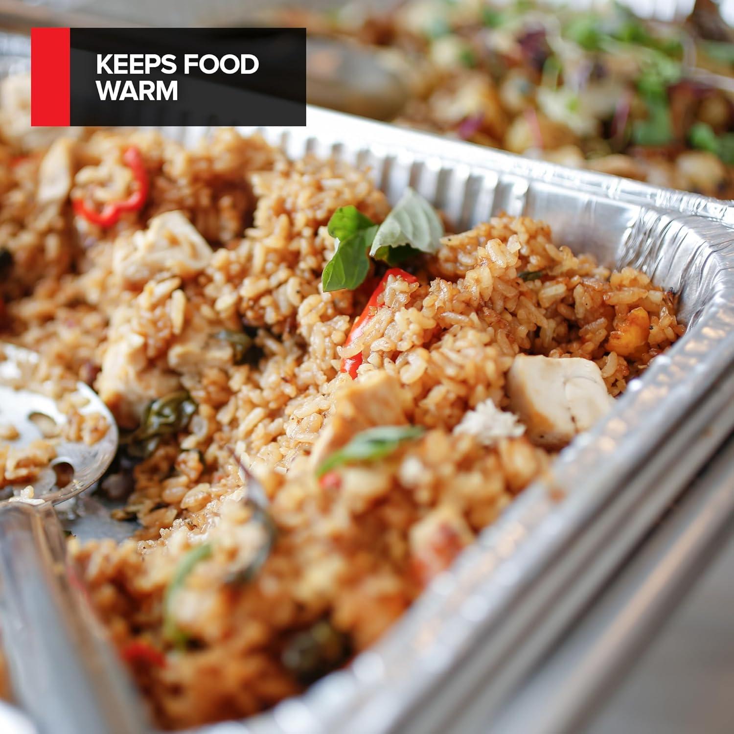 30 Bandejas de Aluminio Desechables 9x13 Stock Your Home