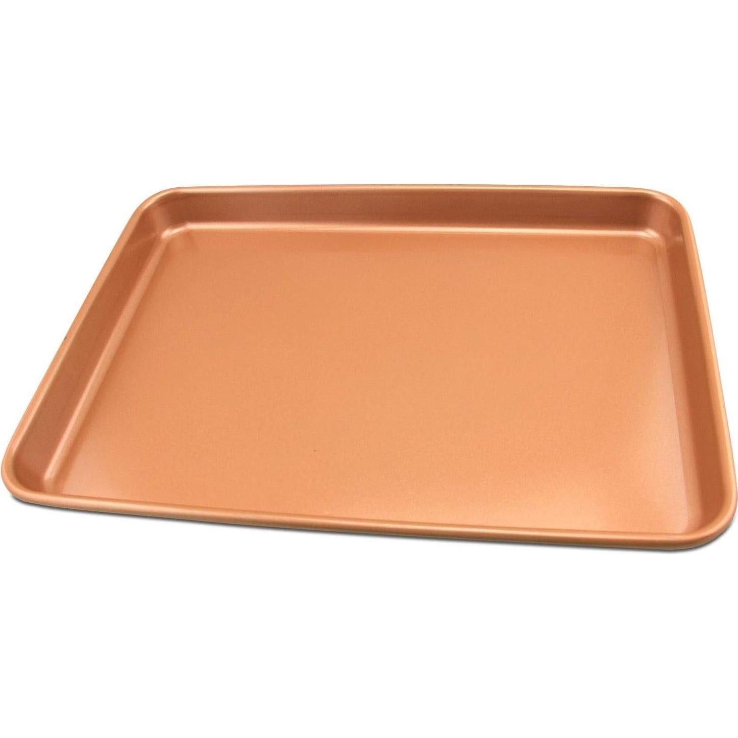 Juego de 2 bandejas para hornear Volar cobre 27.9 x 40.6 cm