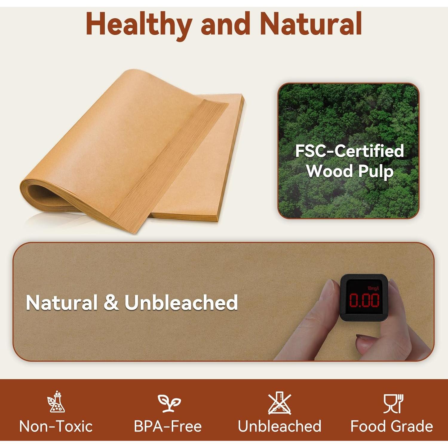 200 Hojas de Papel Pergamino HIWARE 30.48x40.64 cm Anti-adherente