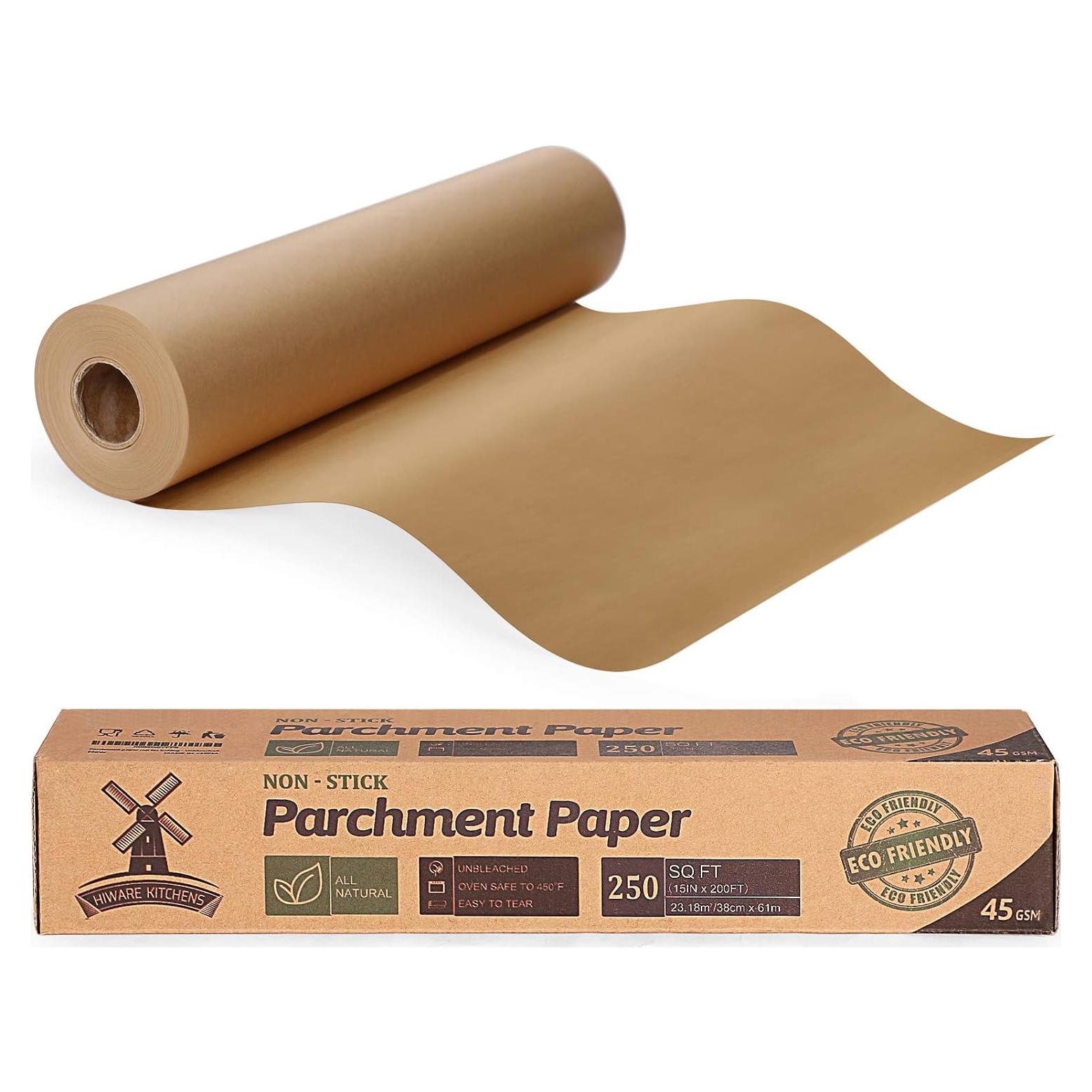 Papel de Hornear HIWARE Sin Blanquear 15" x 60.96 m - 250 ft²