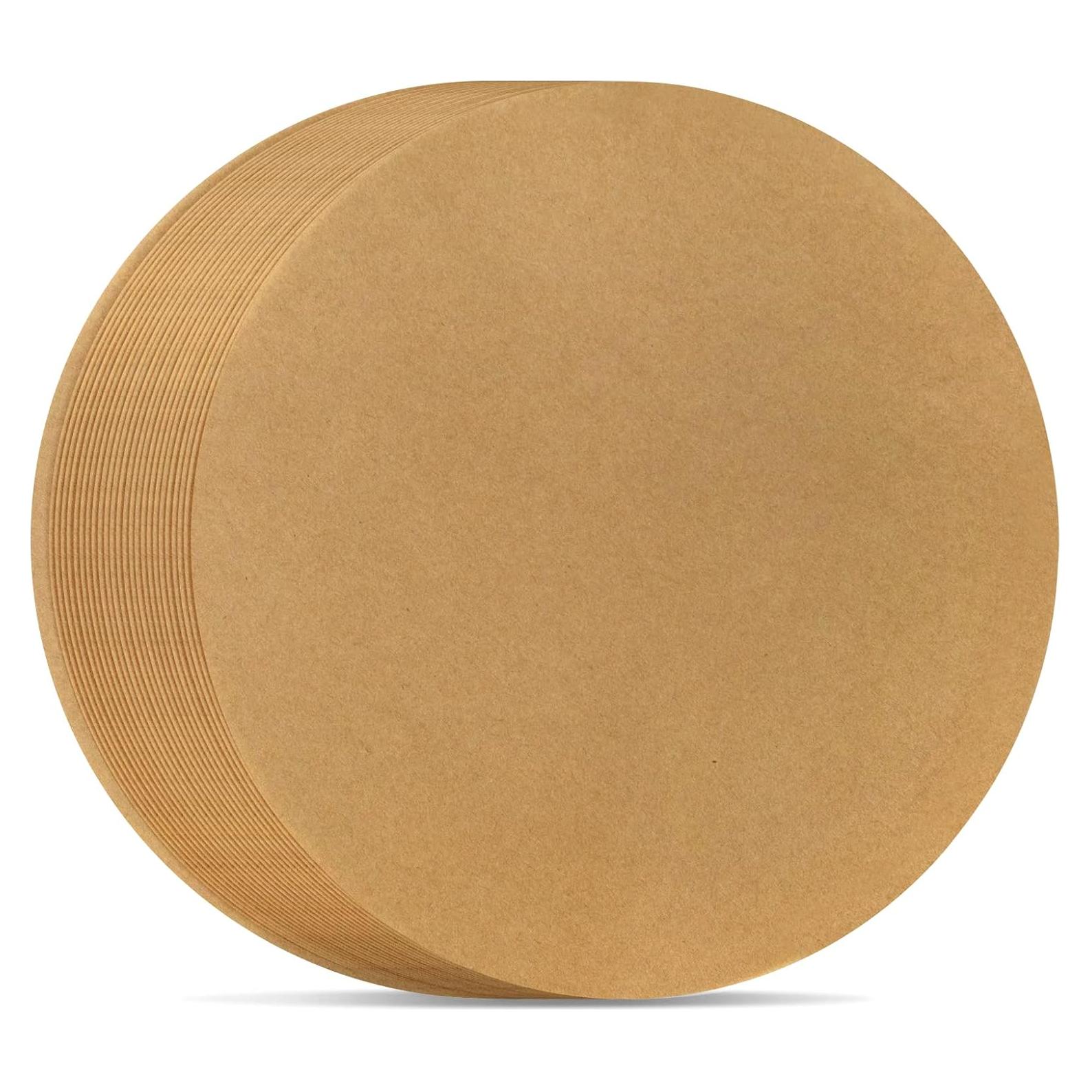 Papel de Parchment Redondo DISSKNIC 9 Pulgadas 100 PCS
