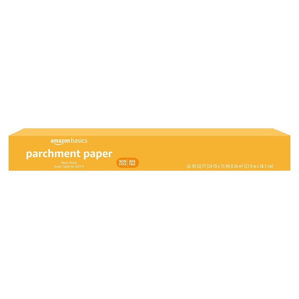 Papel de Parchment Amazon Basics Antiadherente 21.9m x 38.1cm