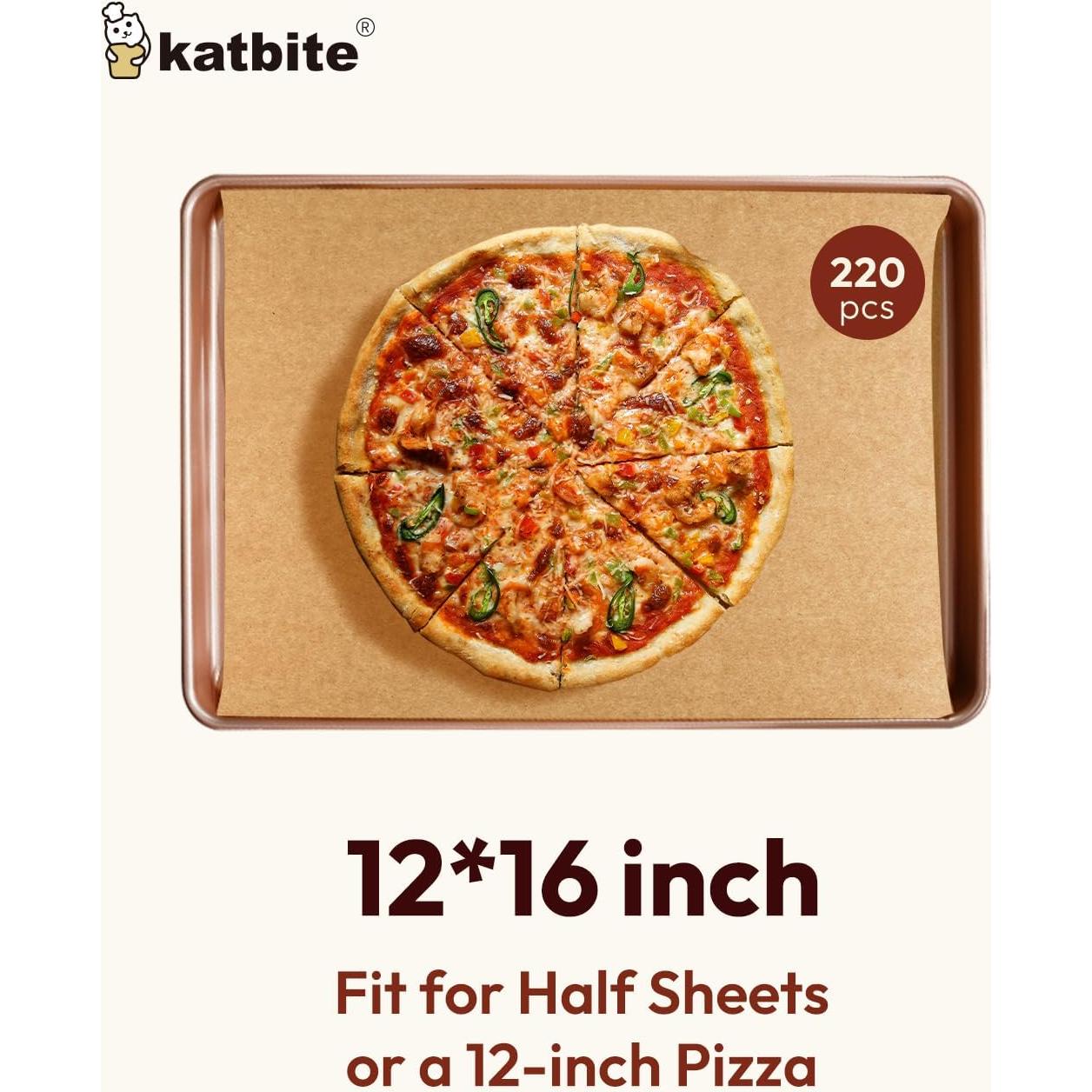 Papel Pergamino Antiadherente Katbite 220 Hojas 30.48x40.64 cm