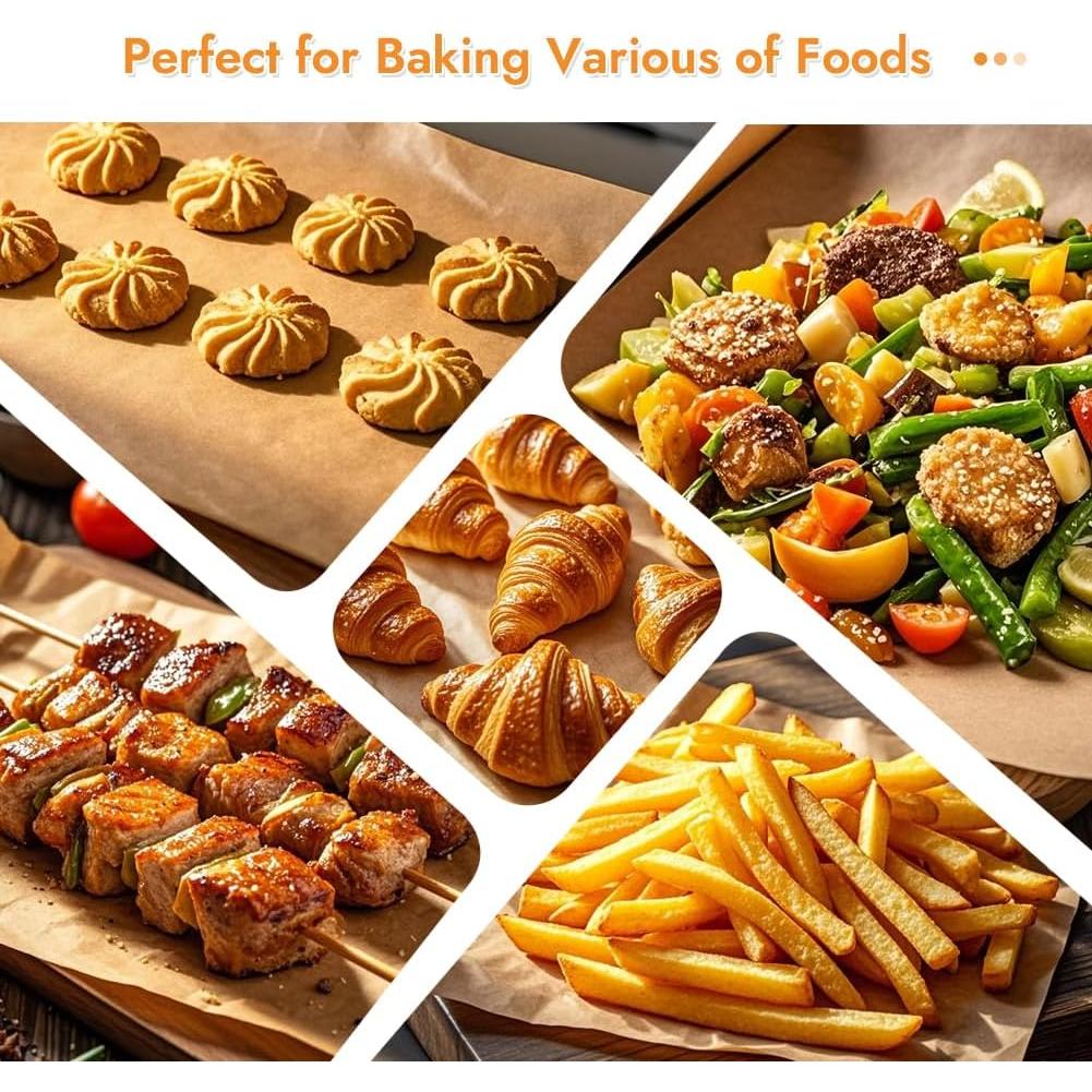 Papel Pergamino Pre-cortado BYKITCHEN 23x33 cm 120 Hojas