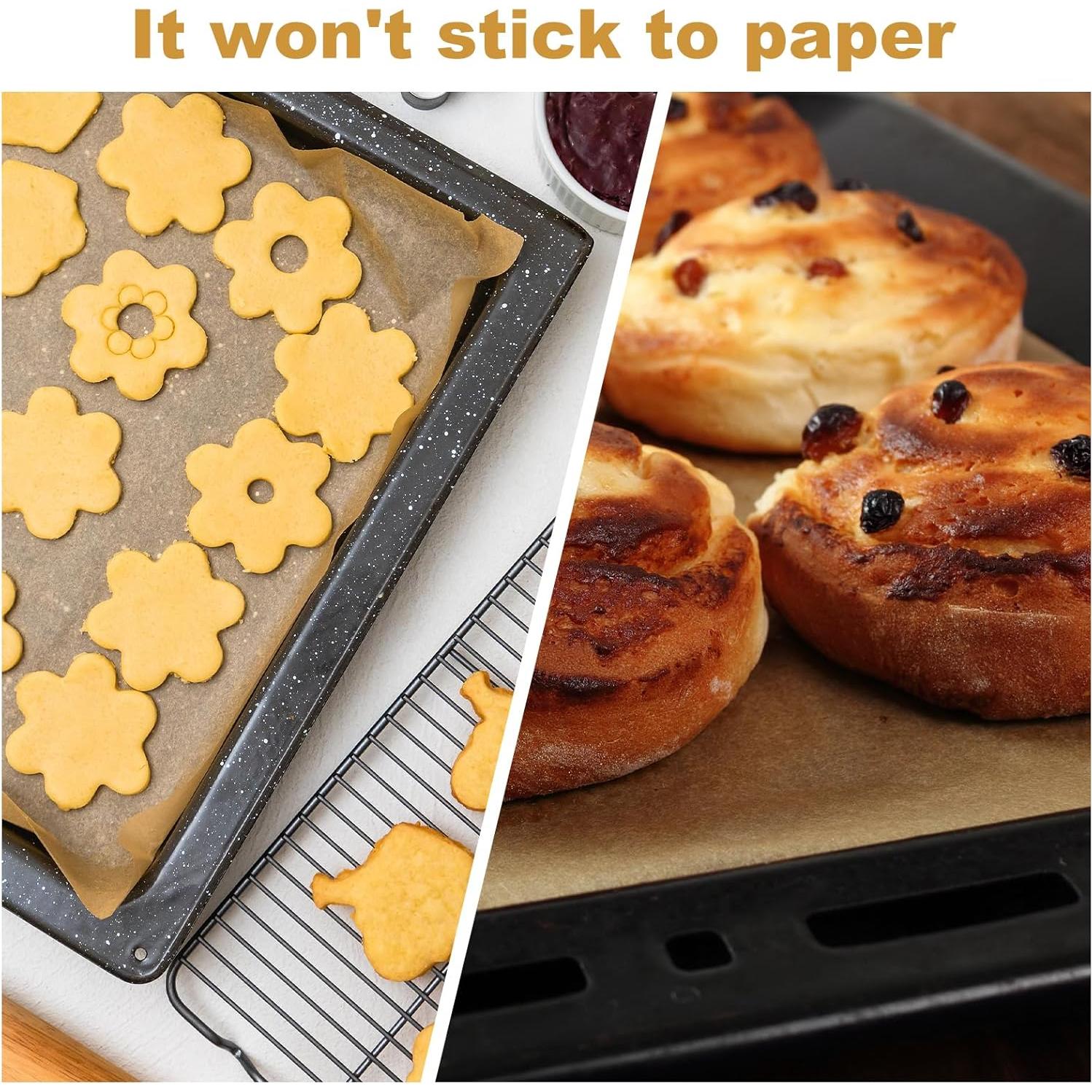 200 Hojas de Papel Pergamino Antiadherente FOXYAEO 30.5x40.6 cm