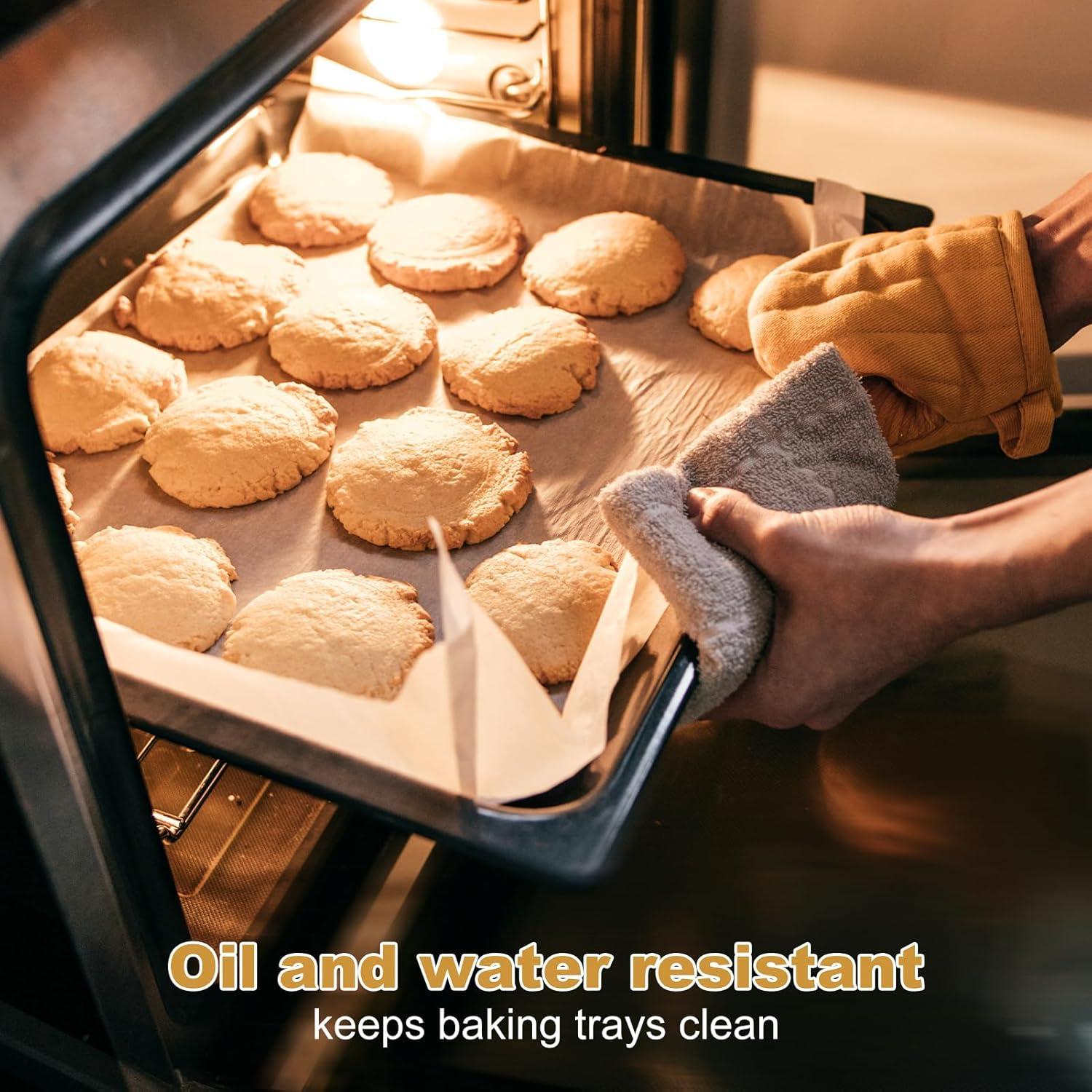 200 Hojas de Papel Pergamino Antiadherente FOXYAEO 30.5x40.6 cm