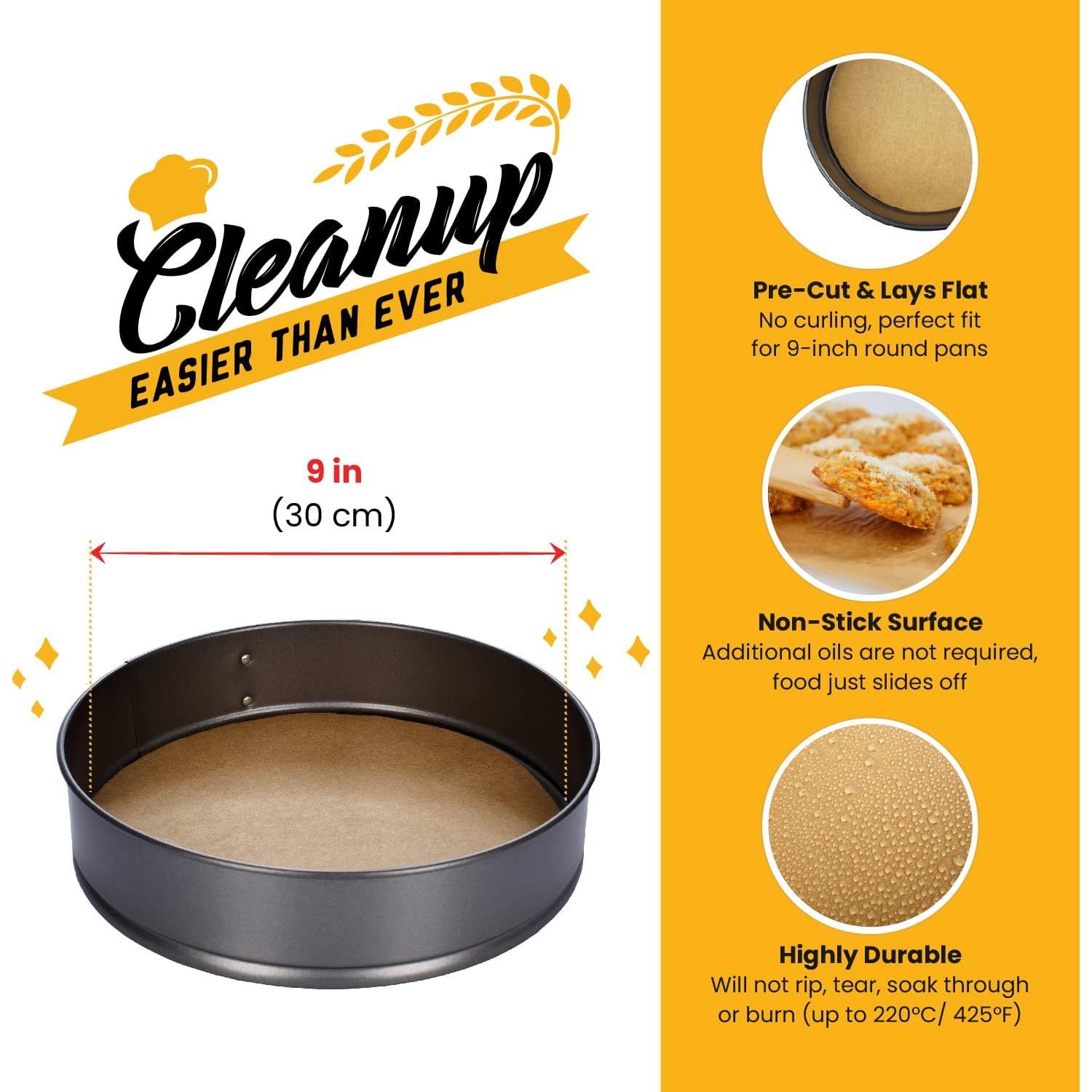 Forros de Papel para Hornear Baker's Signature 9" Redondo - 220 Pzs