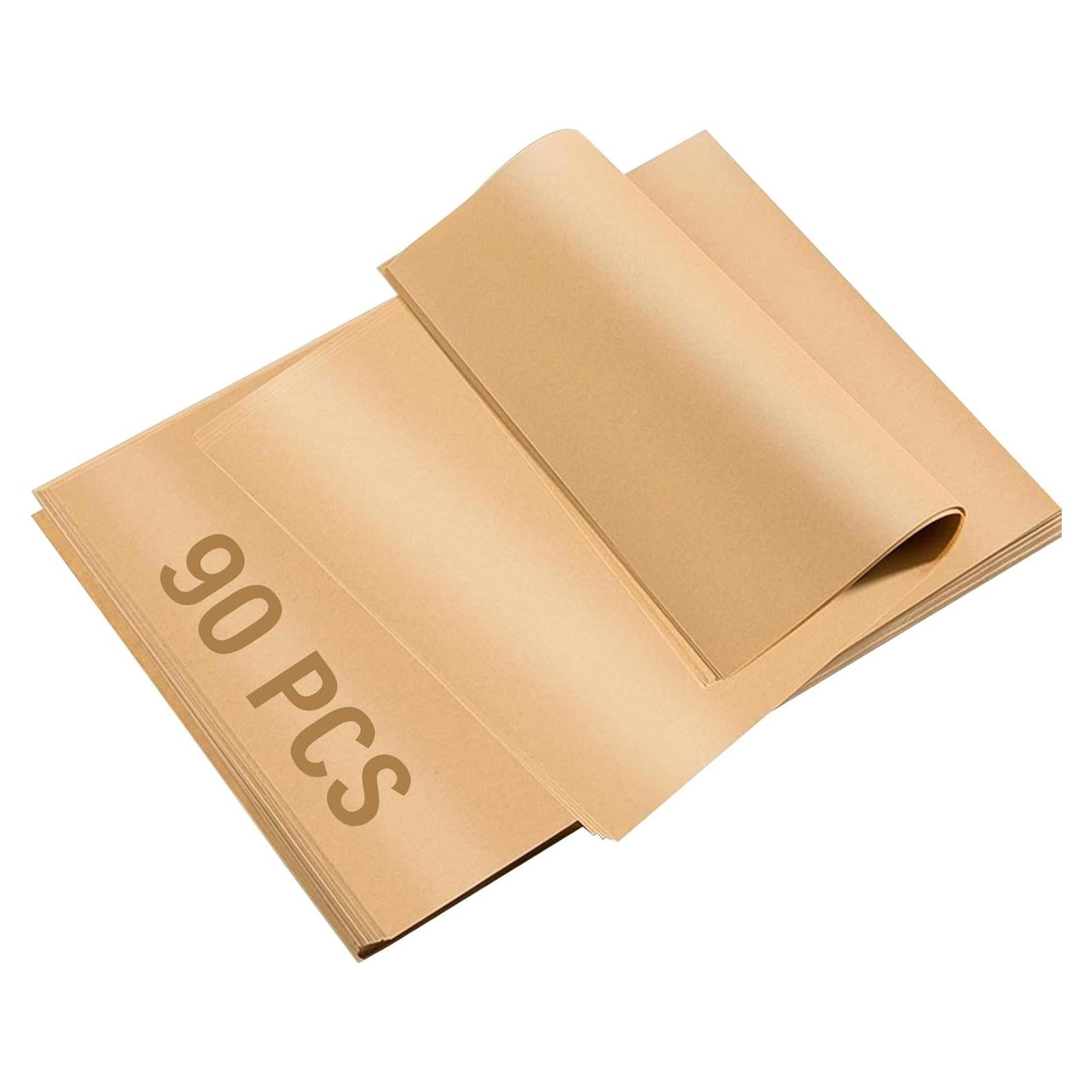 90 Hojas de Papel Pergamino Pre-cortado Vacnkoy 30.5x40.6 cm