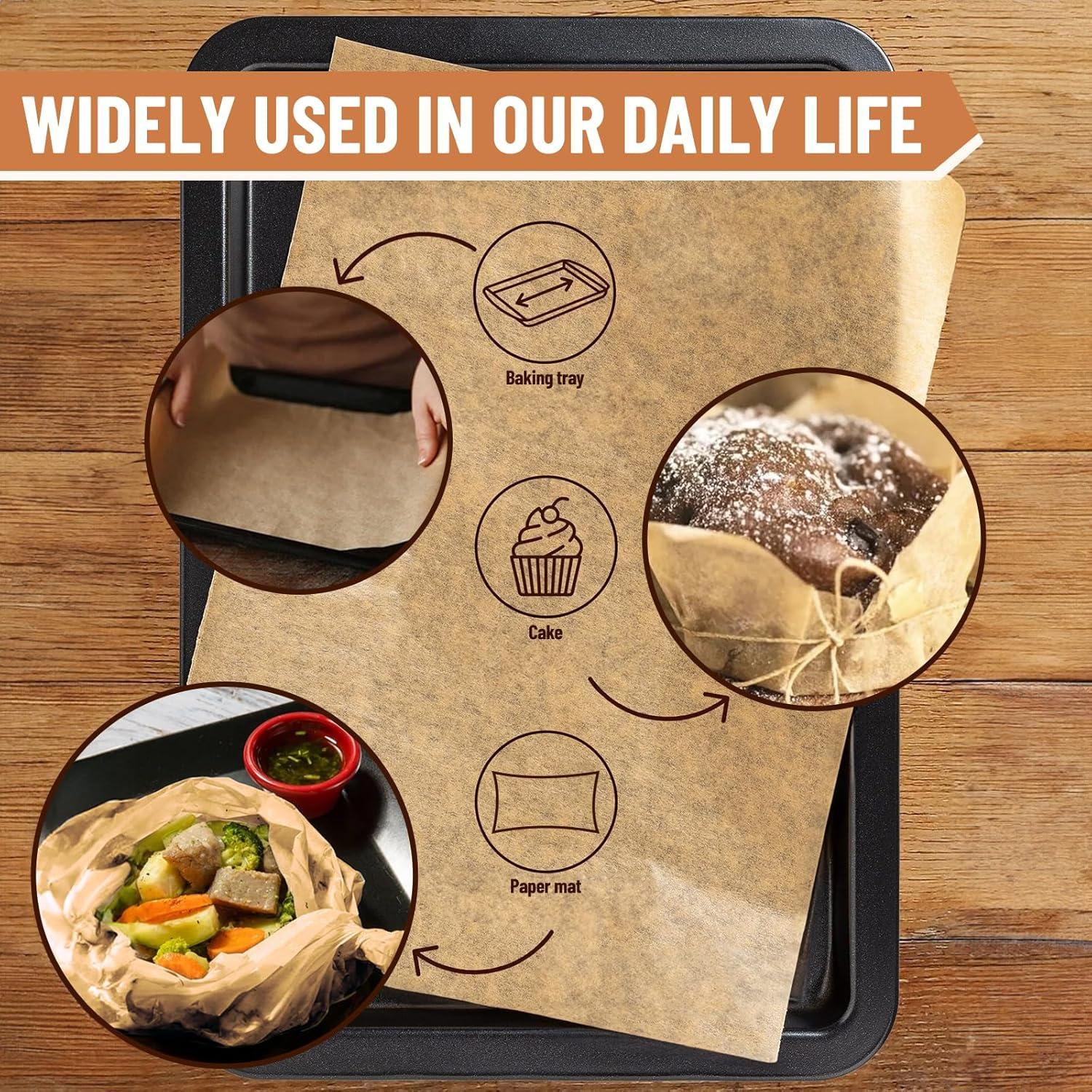 90 Hojas de Papel Pergamino Pre-cortado Vacnkoy 30.5x40.6 cm