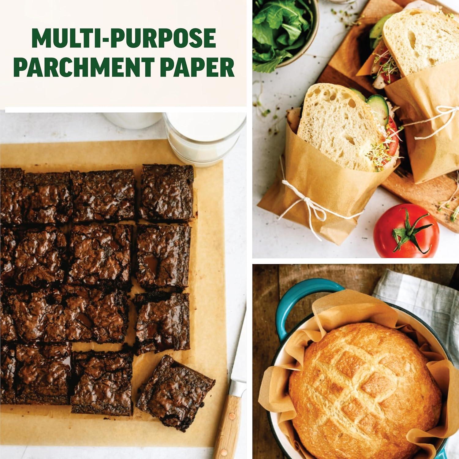 Papel Pergamino Zenlogy 30.48x30.48 cm 200 Hojas Anti-adherente