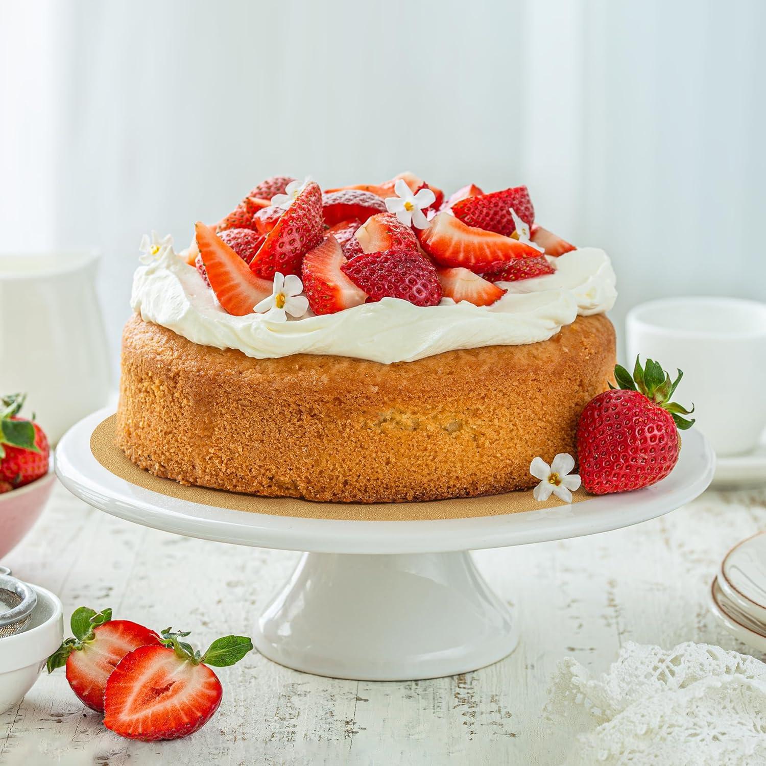 SMARTAKE 200 Hojas Papel Pergamino Antiadherente 20 cm