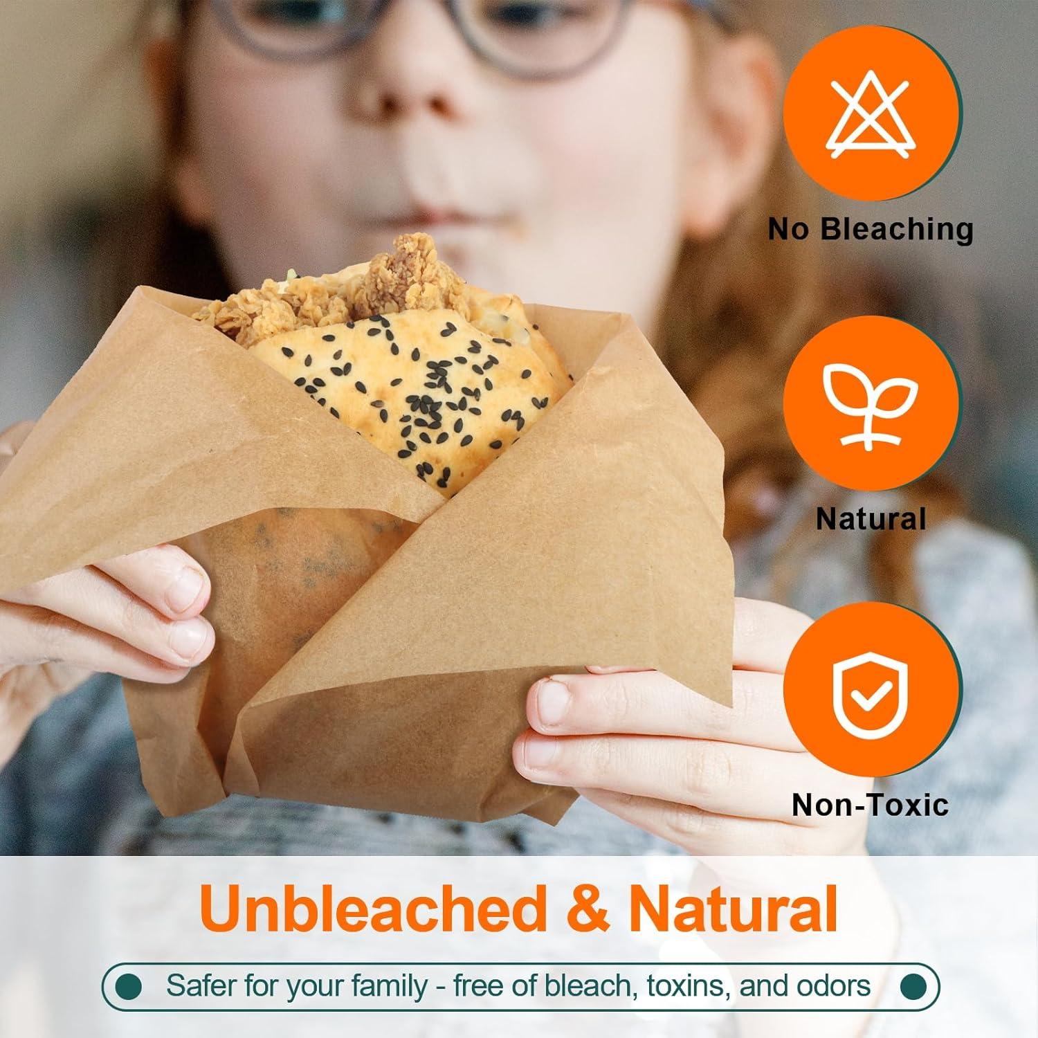 60 Hojas de Papel Pergamino ETIONFUN 30.48x40.64 cm Sin Blanquear