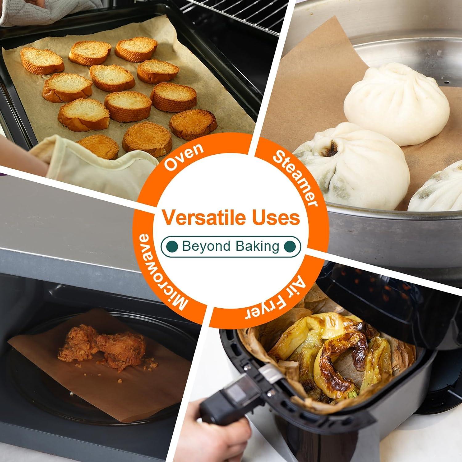 60 Hojas de Papel Pergamino ETIONFUN 30.48x40.64 cm Sin Blanquear