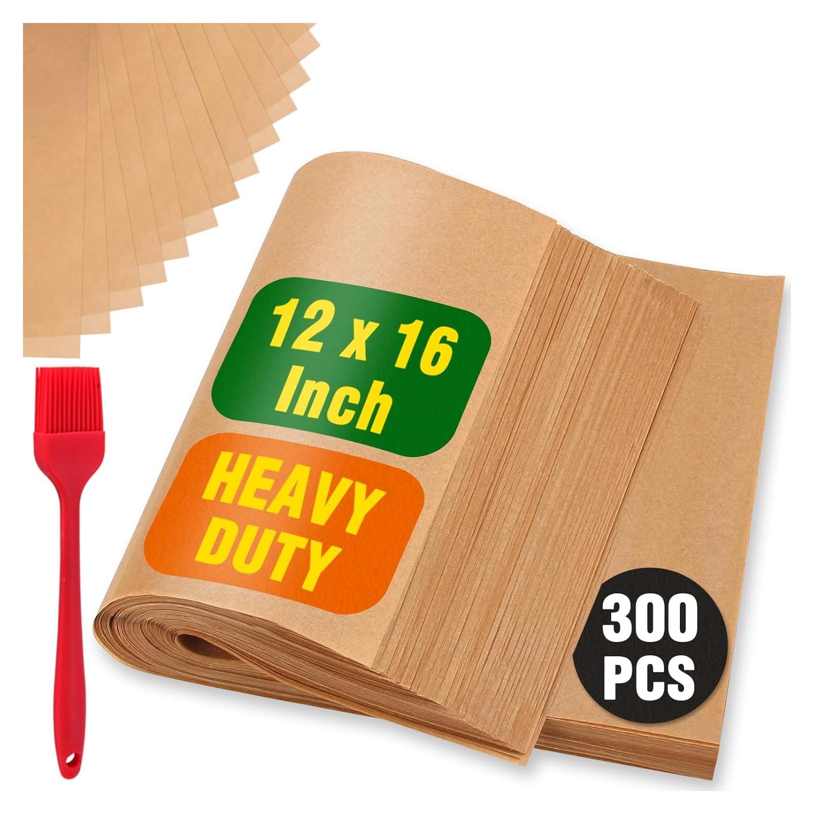 300 Hojas de Papel Pergamino OAMCEG 30.5x40.6 cm Antiadherente