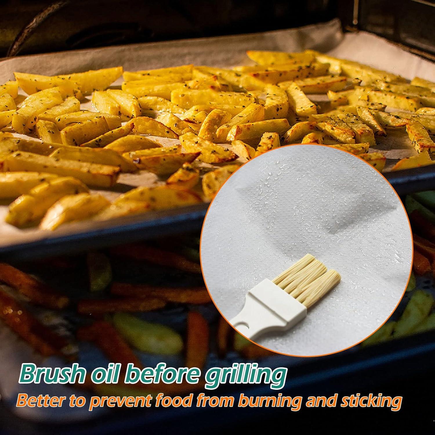 Papel de Hornear Pre-cortado GeeRic 100 Hojas 20x30 cm Antiadherente