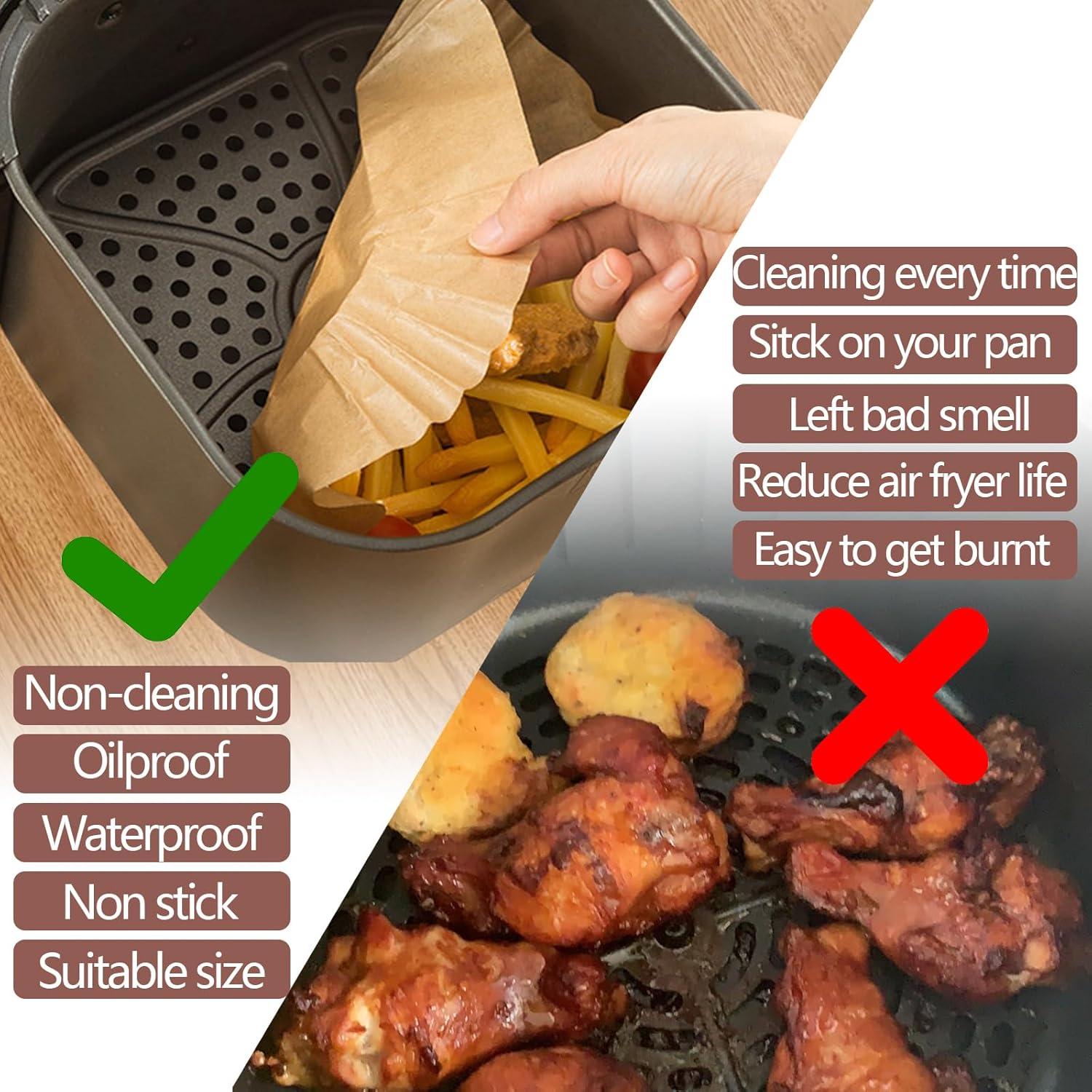 Forros de Papel UBeesize 9 Pulgadas Antiadherentes - 200 Hojas