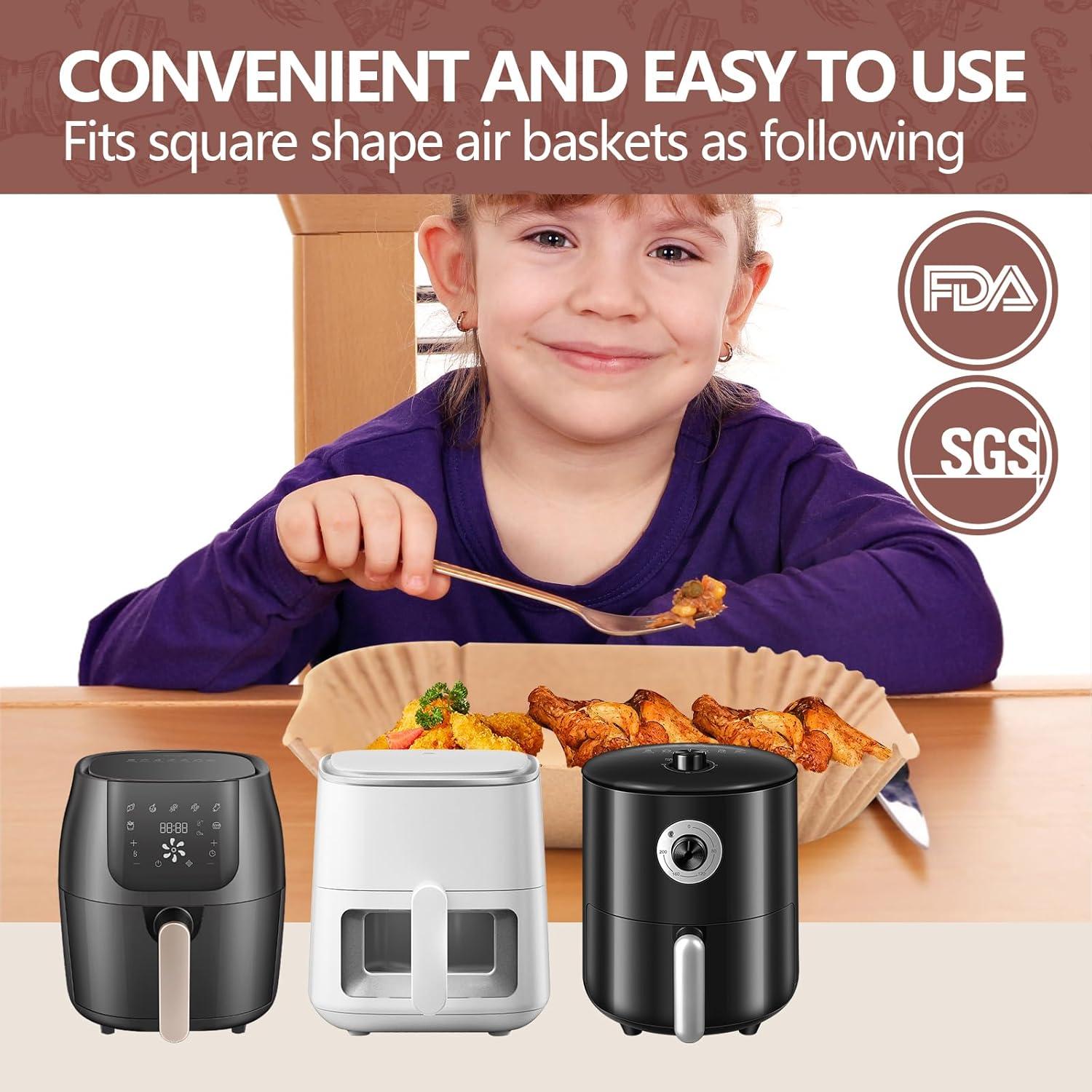 Forros de Papel UBeesize 9 Pulgadas Antiadherentes - 200 Hojas