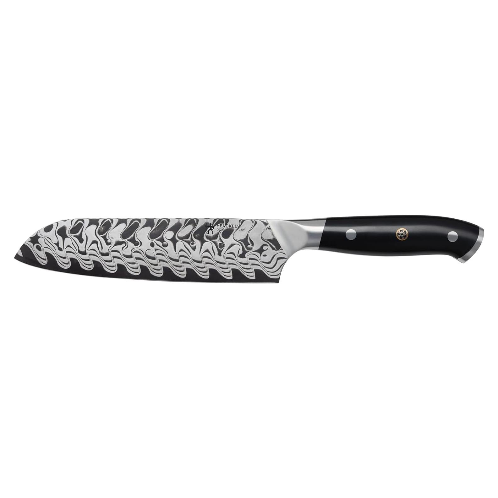 Cuchillo Santoku Henckels Compass Damasco 17.78 cm Forjado