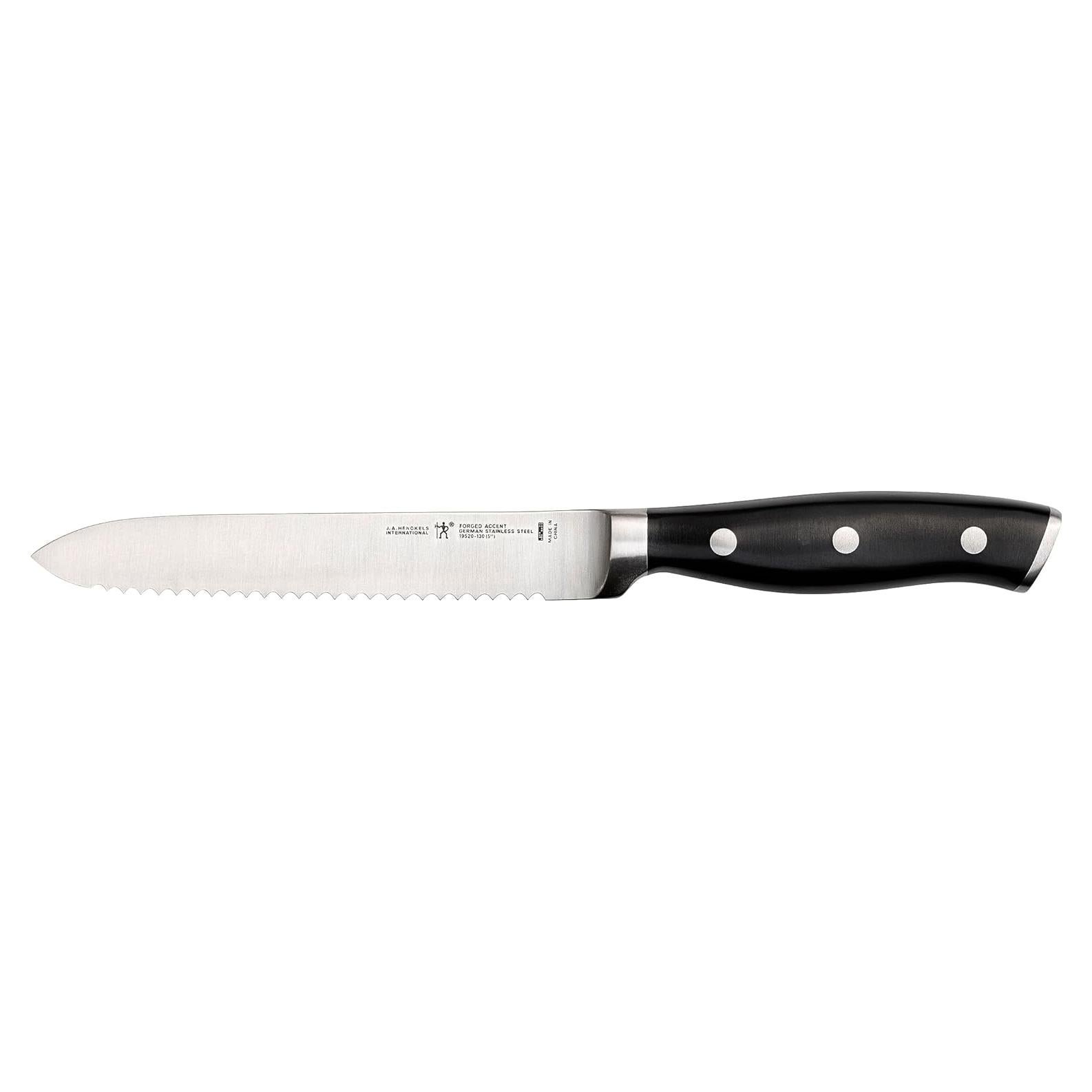 Cuchillo Utilitario Serrado HENCKELS 12.7 cm Acero Inoxidable
