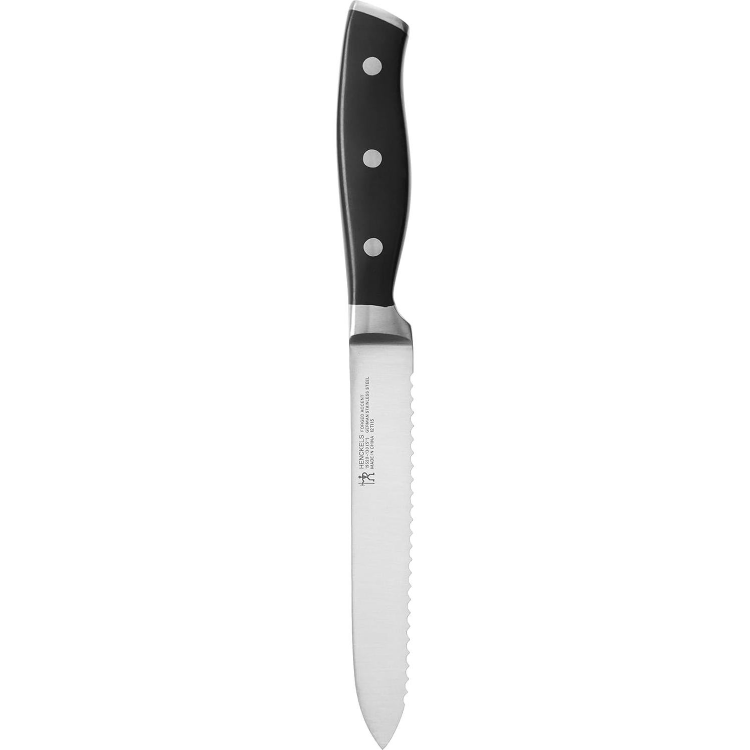 Cuchillo Utilitario Serrado HENCKELS 12.7 cm Acero Inoxidable