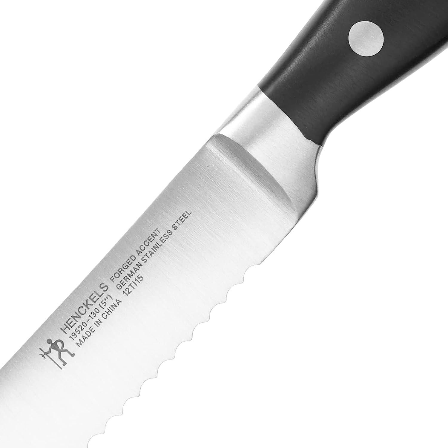 Cuchillo Utilitario Serrado HENCKELS 12.7 cm Acero Inoxidable