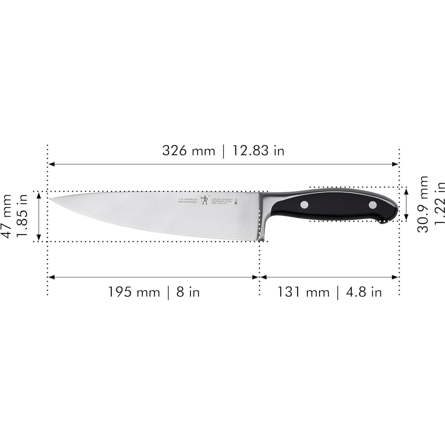Cuchillo de Chef HENCKELS Forjado 20.3 cm Acero Inoxidable