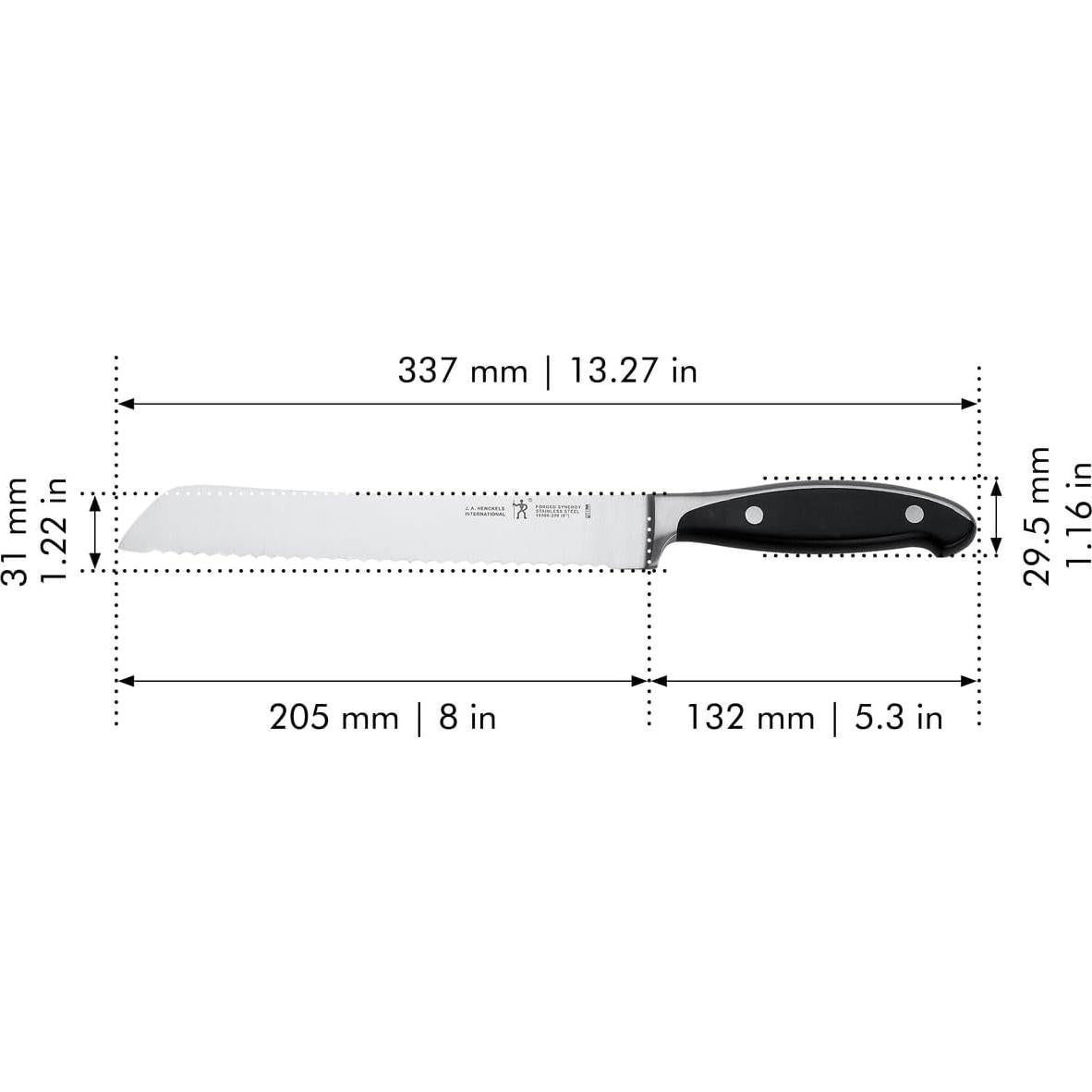 Cuchillo de Pan Forjado 20.3 cm ZWILLING Acero Inoxidable