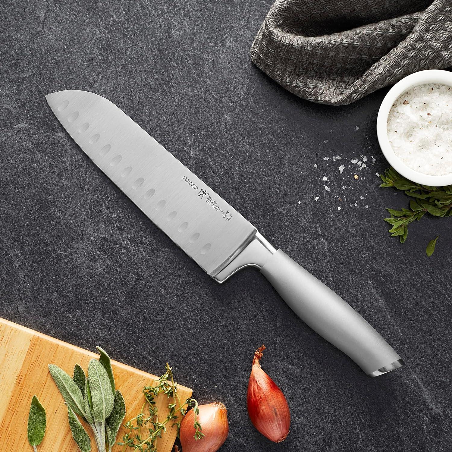 Cuchillo Santoku HENCKELS Modernist 17.8 cm Acero Inoxidable Gris