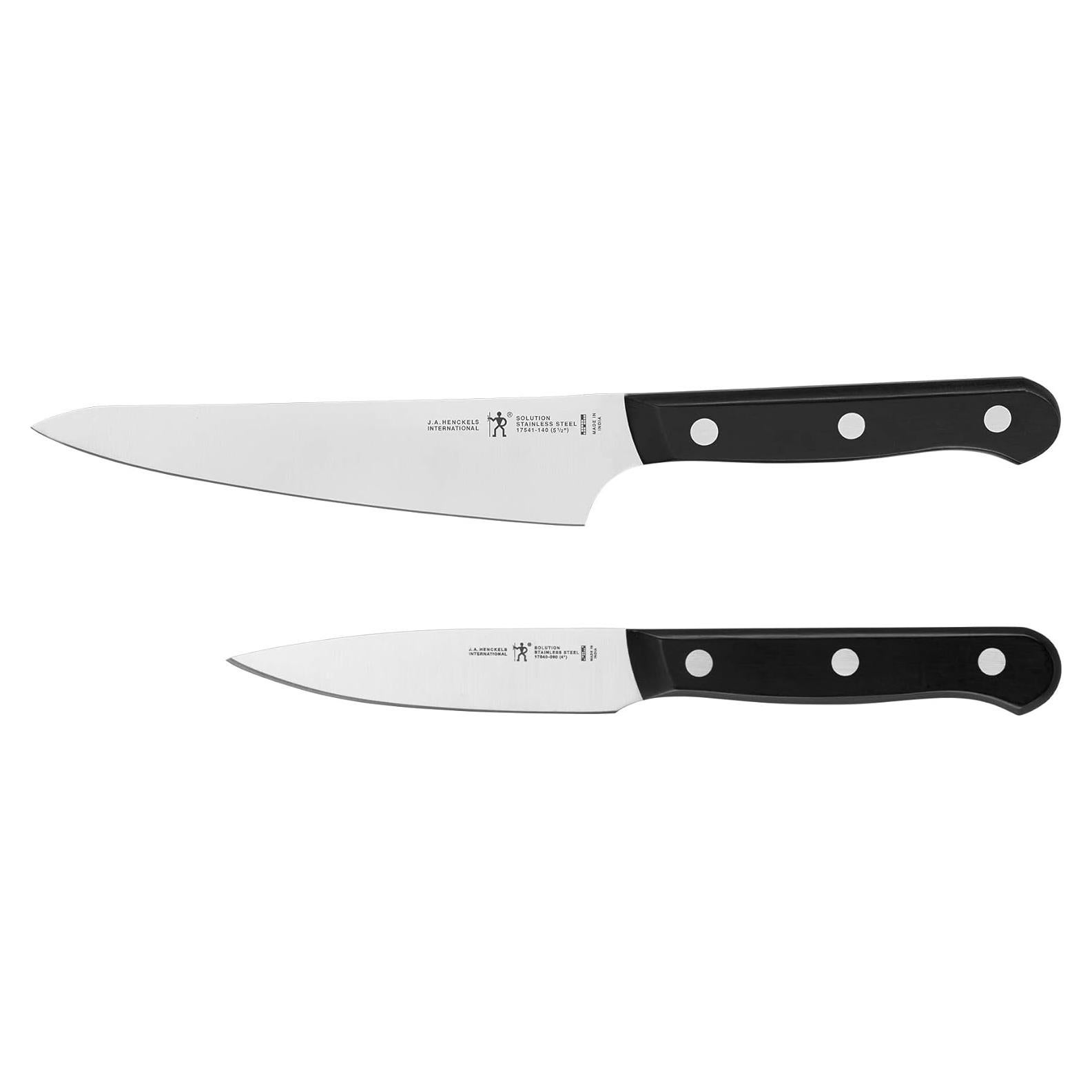 Set de Cuchillos de Cocina HENCKELS 2 Piezas 14 cm Negro