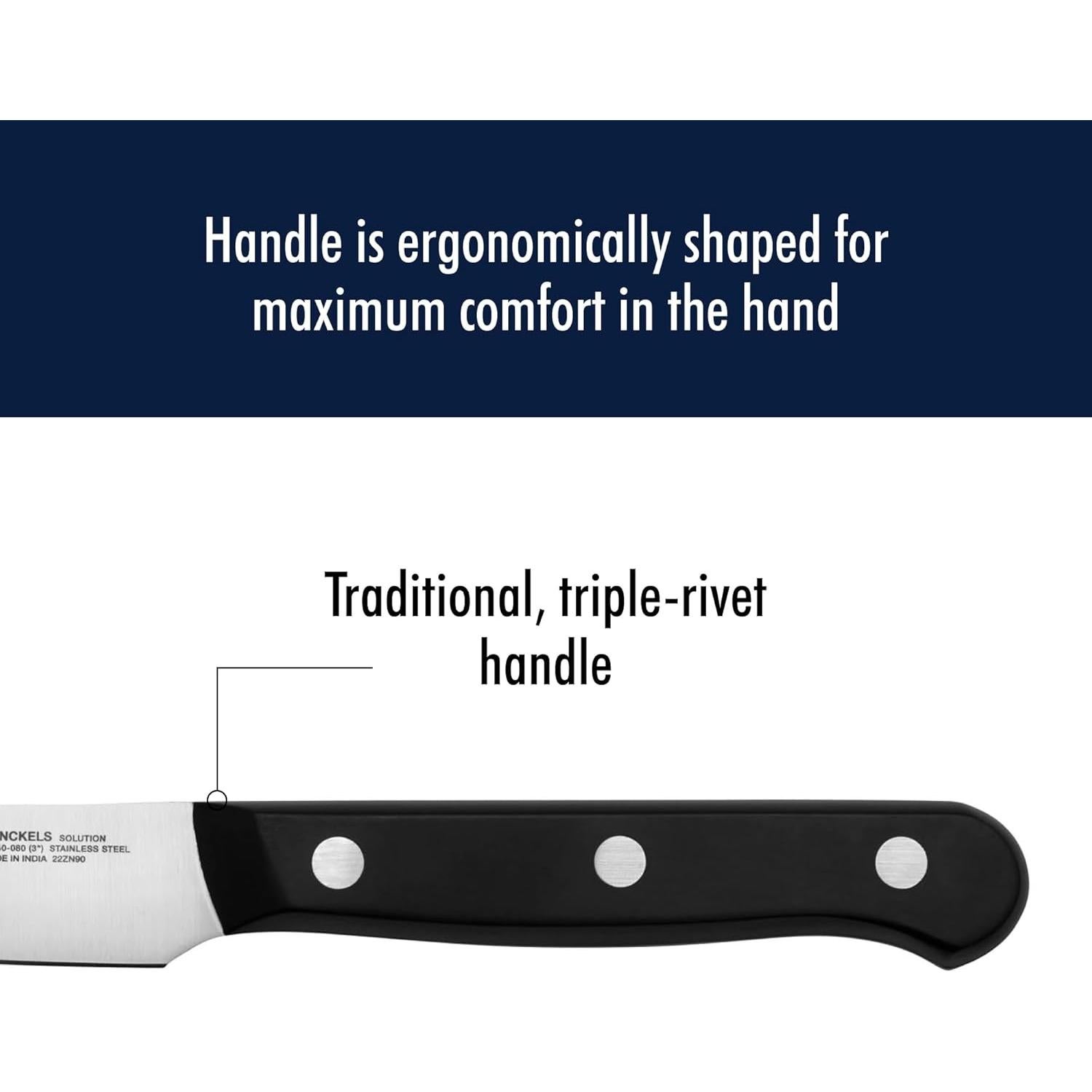 Set de Cuchillos de Cocina HENCKELS 2 Piezas 14 cm Negro