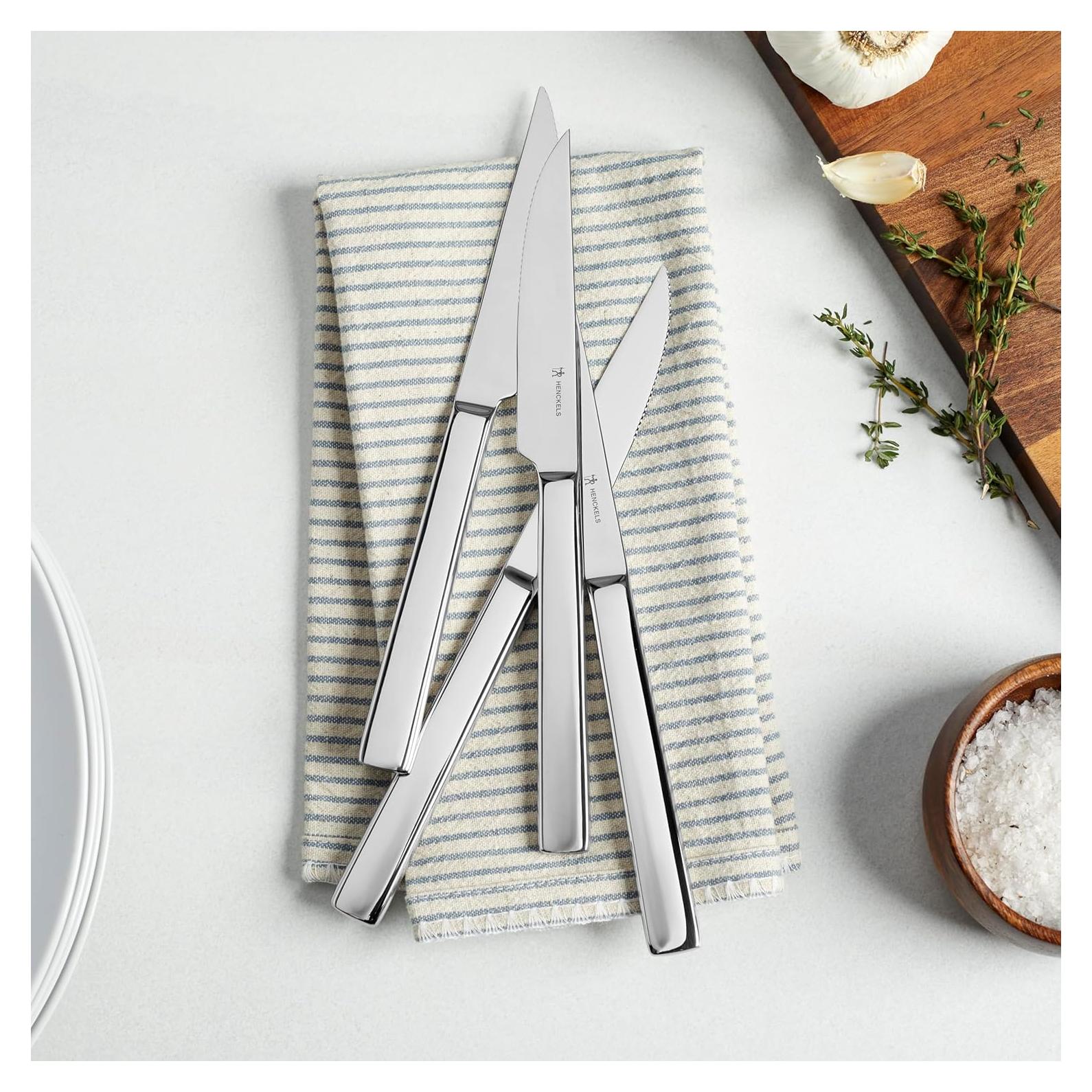 Set de cuchillos de steak HENCKELS 4 piezas acero inoxidable