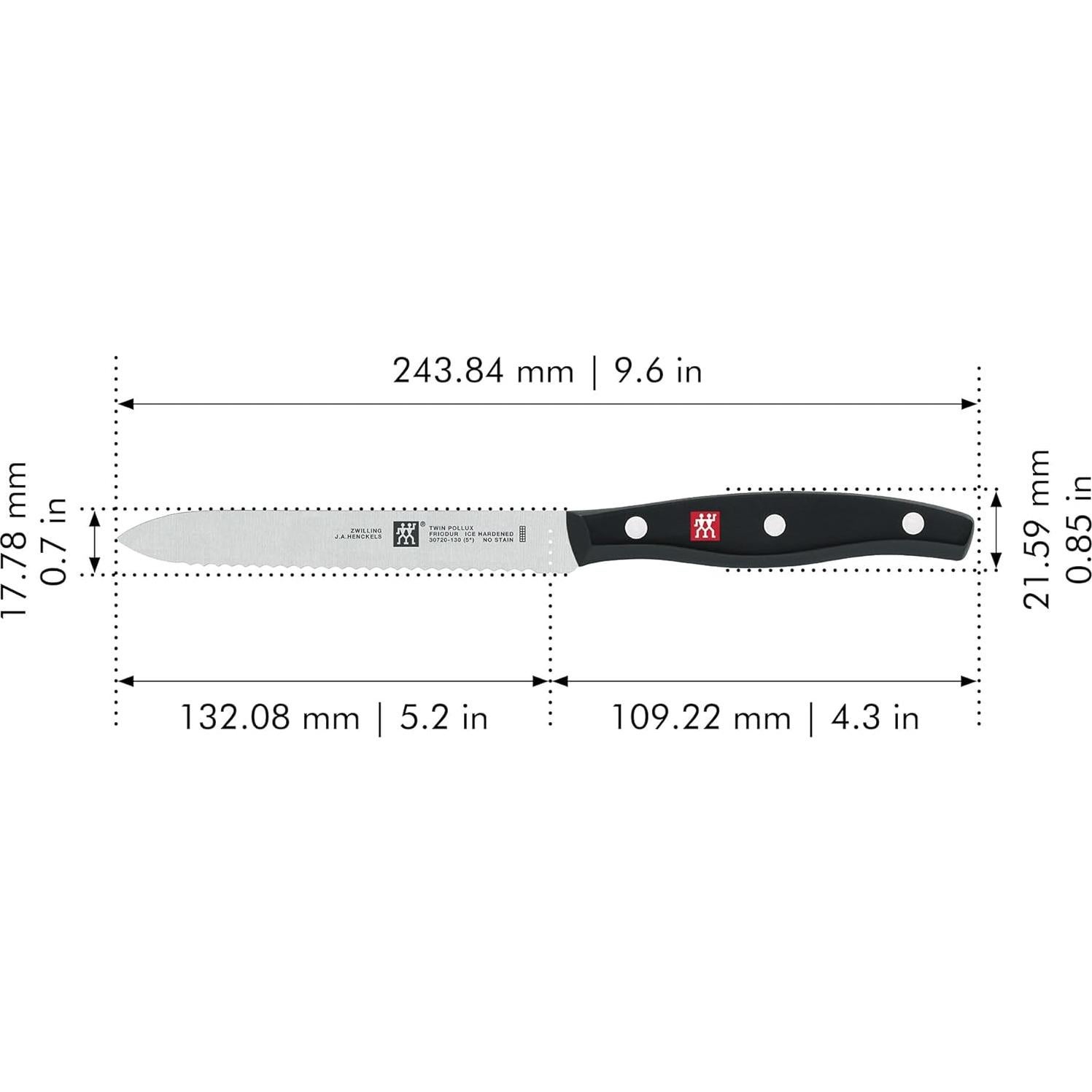 Cuchillo de Utilidad ZWILLING TWIN Signature 12.7 cm Bisel Serrado