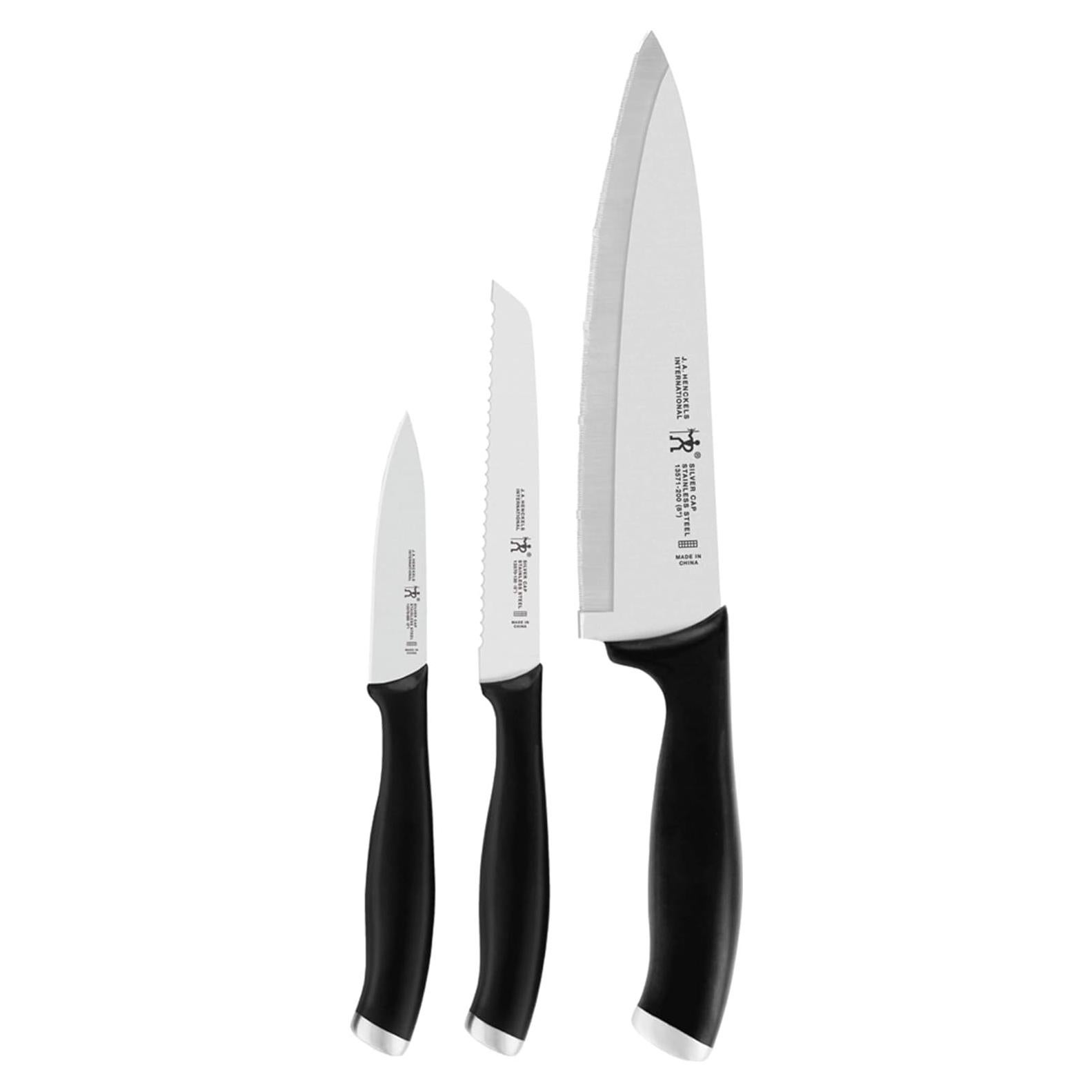 Juego de cuchillos de cocina HENCKELS Silvercap 3 piezas