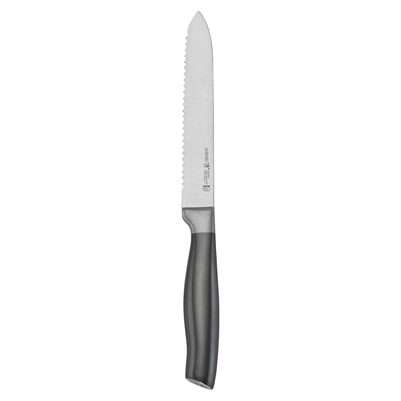 Cuchillo de Tomate Henckels Graphite 12.7 cm Afilado Serrado