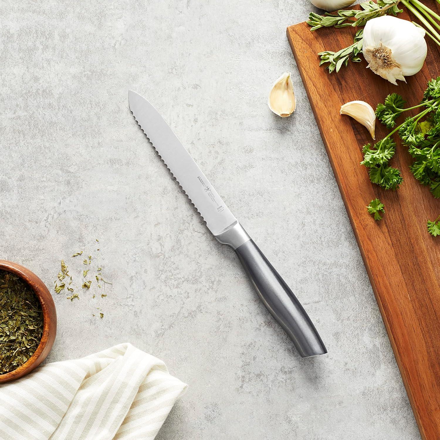 Cuchillo de Tomate Henckels Graphite 12.7 cm Afilado Serrado