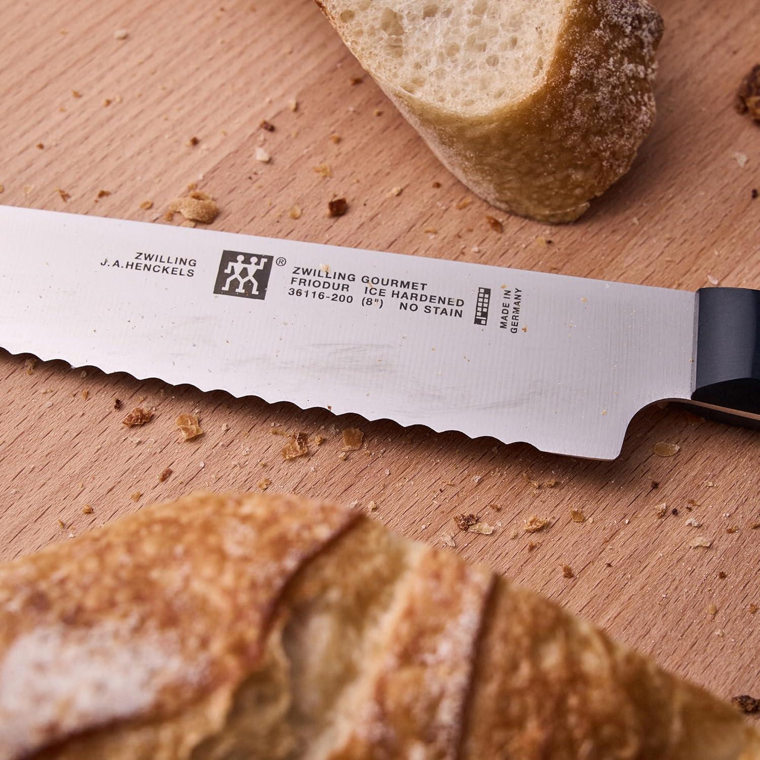 Cuchillo de Pan ZWILLING Gourmet 20 cm Acero Inoxidable Alemán