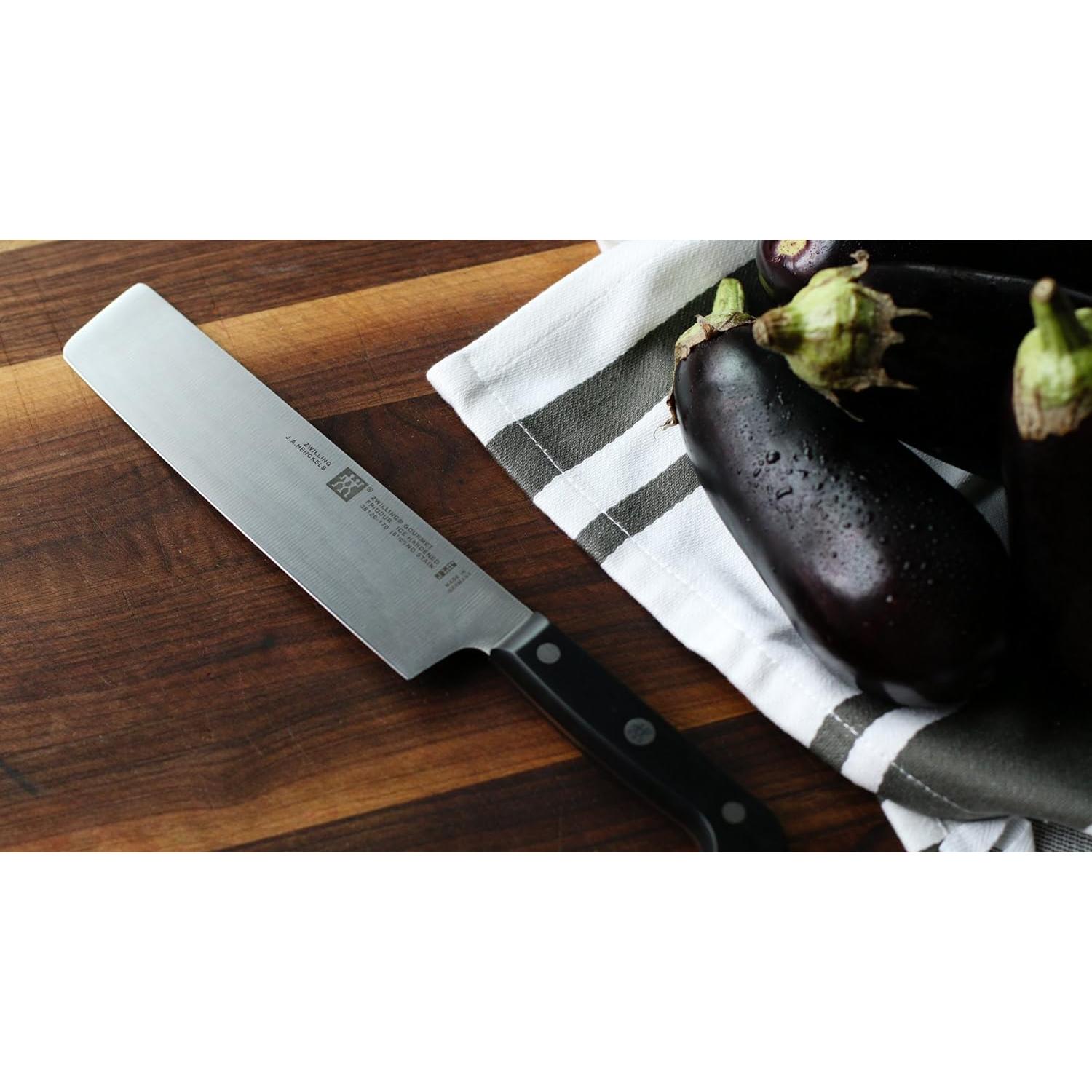 Cuchillo Nakiri ZWILLING Gourmet 16.5 cm Acero Inoxidable